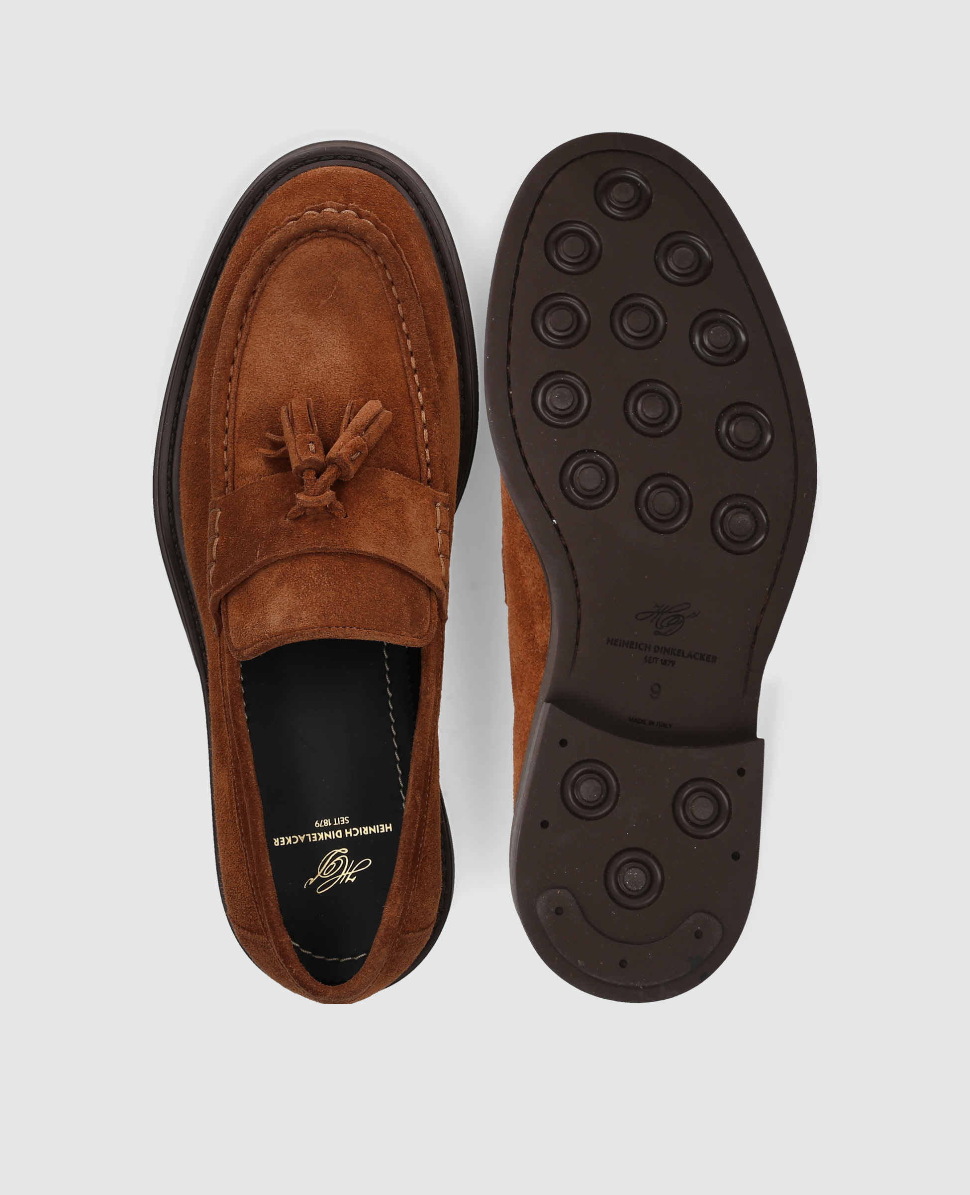 dinkelacker-florenz-tassel-v-loafer-braun-velours image 7