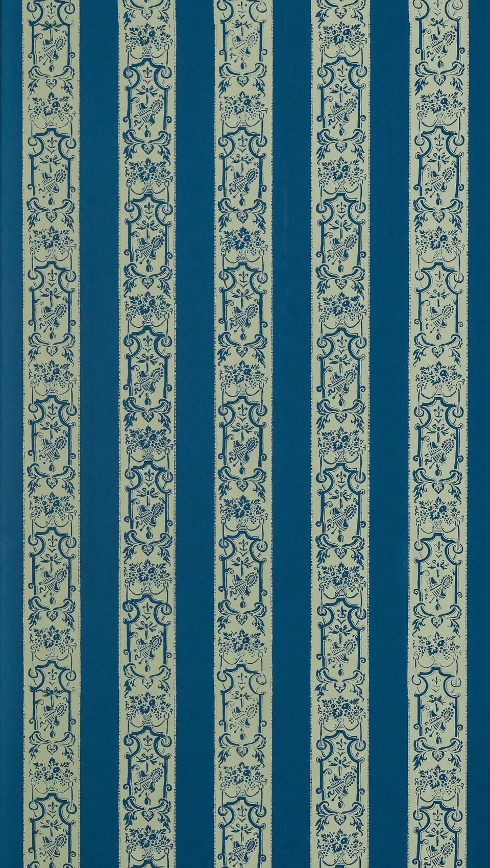 hembus-tapete-4065-ludwig-richter-blau-gr-n-streifentapete-50-0-cm image 1