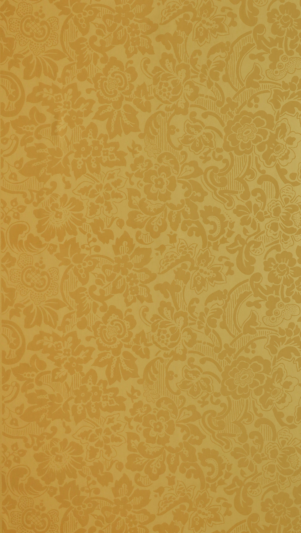 hembus-tapete-431-f-wei-e-blumenranken-papiertapete-gelb-47-cm image 1