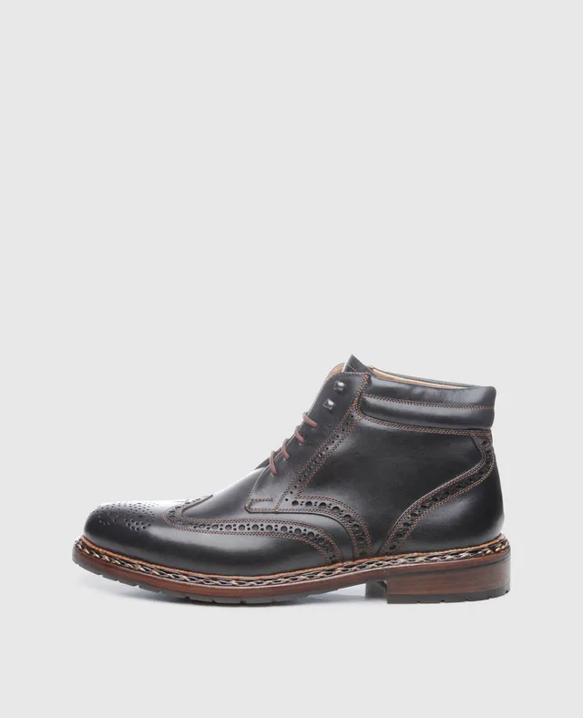 dinkelacker-buda-full-brogue-fc-herrenboot-schwarz image 1