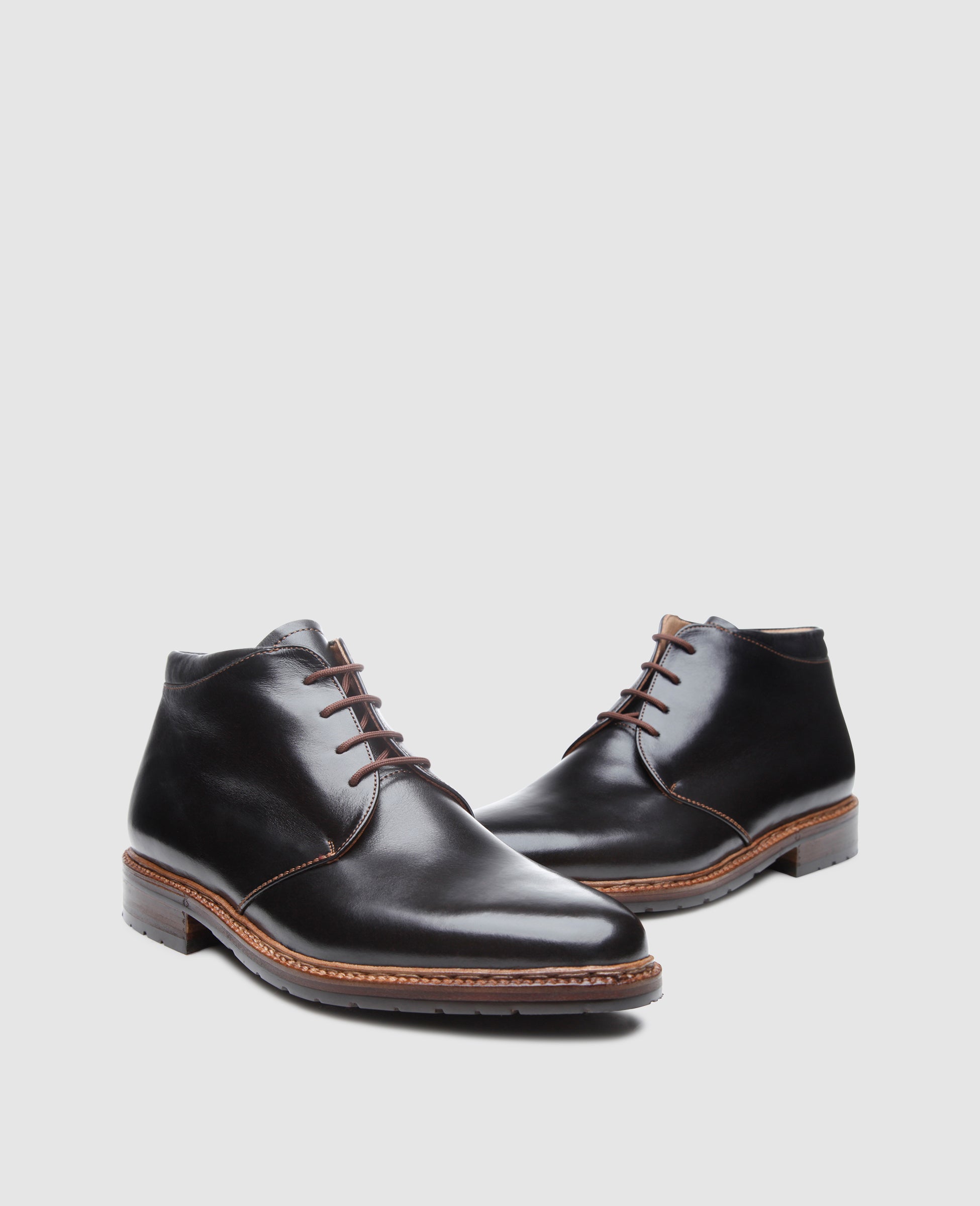 dinkelacker-genf-h-plain-sc-herren-stiefelette-schwarzbraun image 5