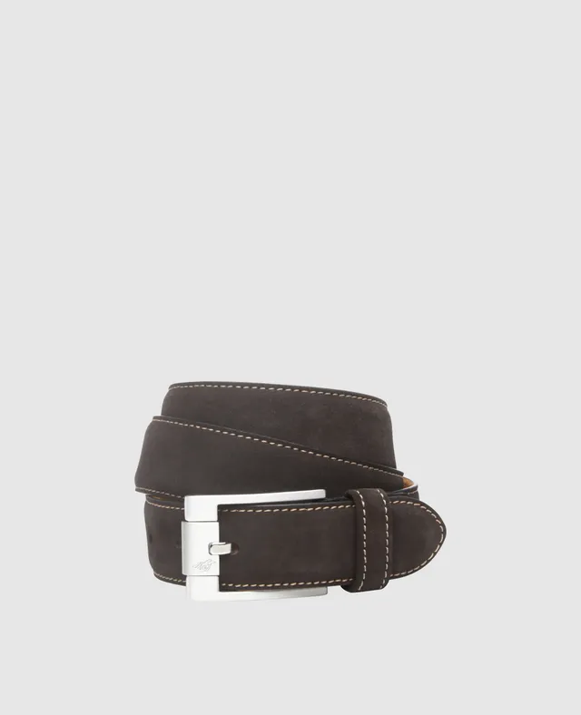 dinkelacker-bence-plain-v-g-rtel-espresso-aus-kalbvelours image 1
