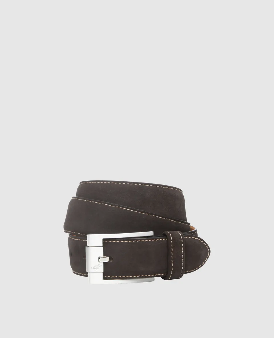dinkelacker-bence-plain-v-g-rtel-espresso-aus-kalbvelours image 1