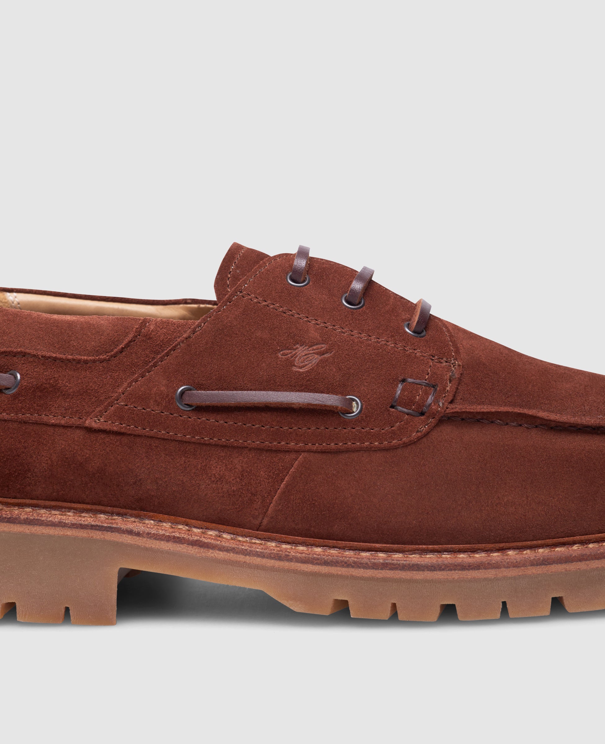 dinkelacker-miami-plain-v-bootsschuh-rotbraun-kalbsvelours image 5