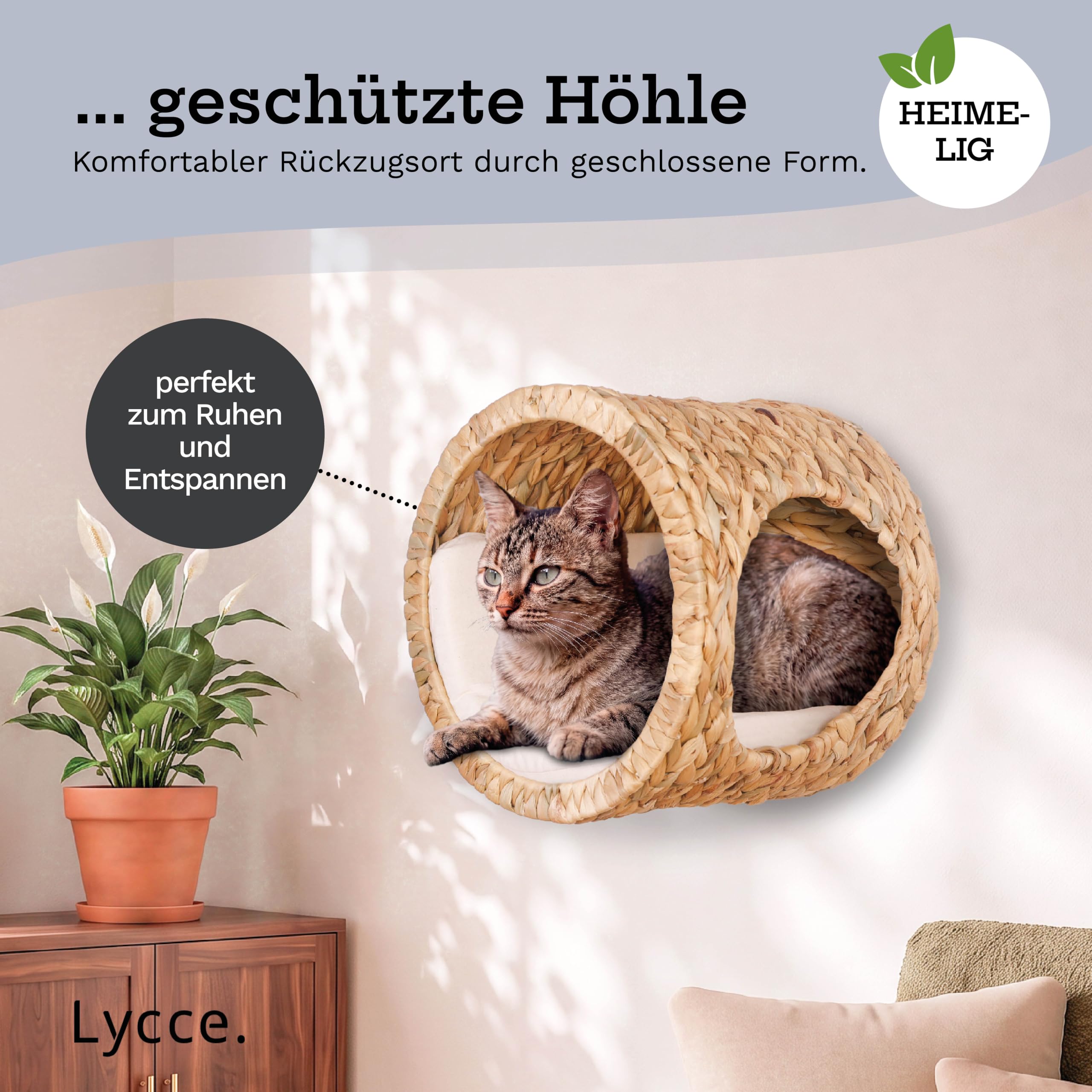 lycce-katzen-wandh-hle-alba-wasserhyazinthe-32-cm-mit-waschbarem-bezug image 6