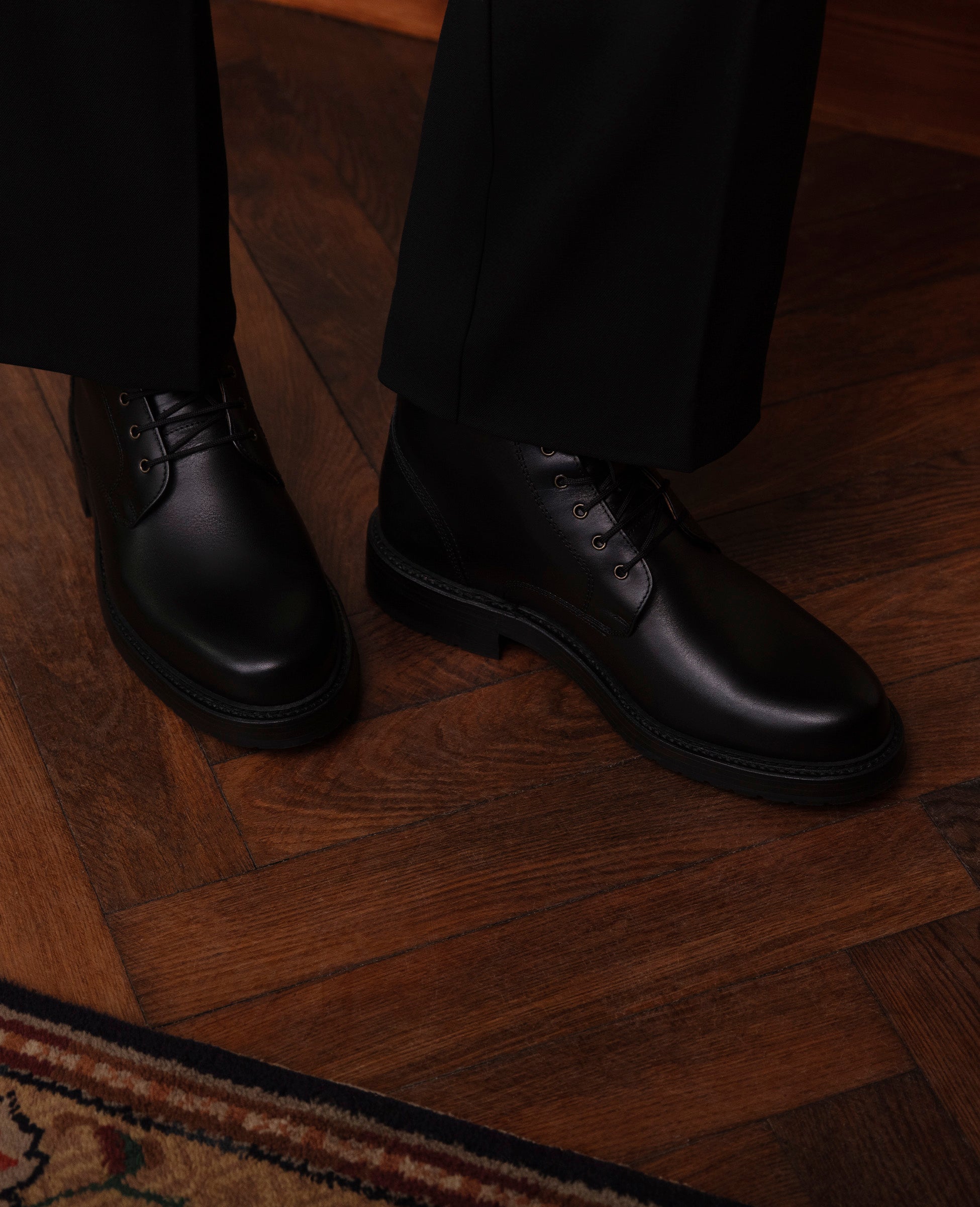 dinkelacker-buda-plain-bc-derby-boot-black-boxcalf-gummisohle image 7