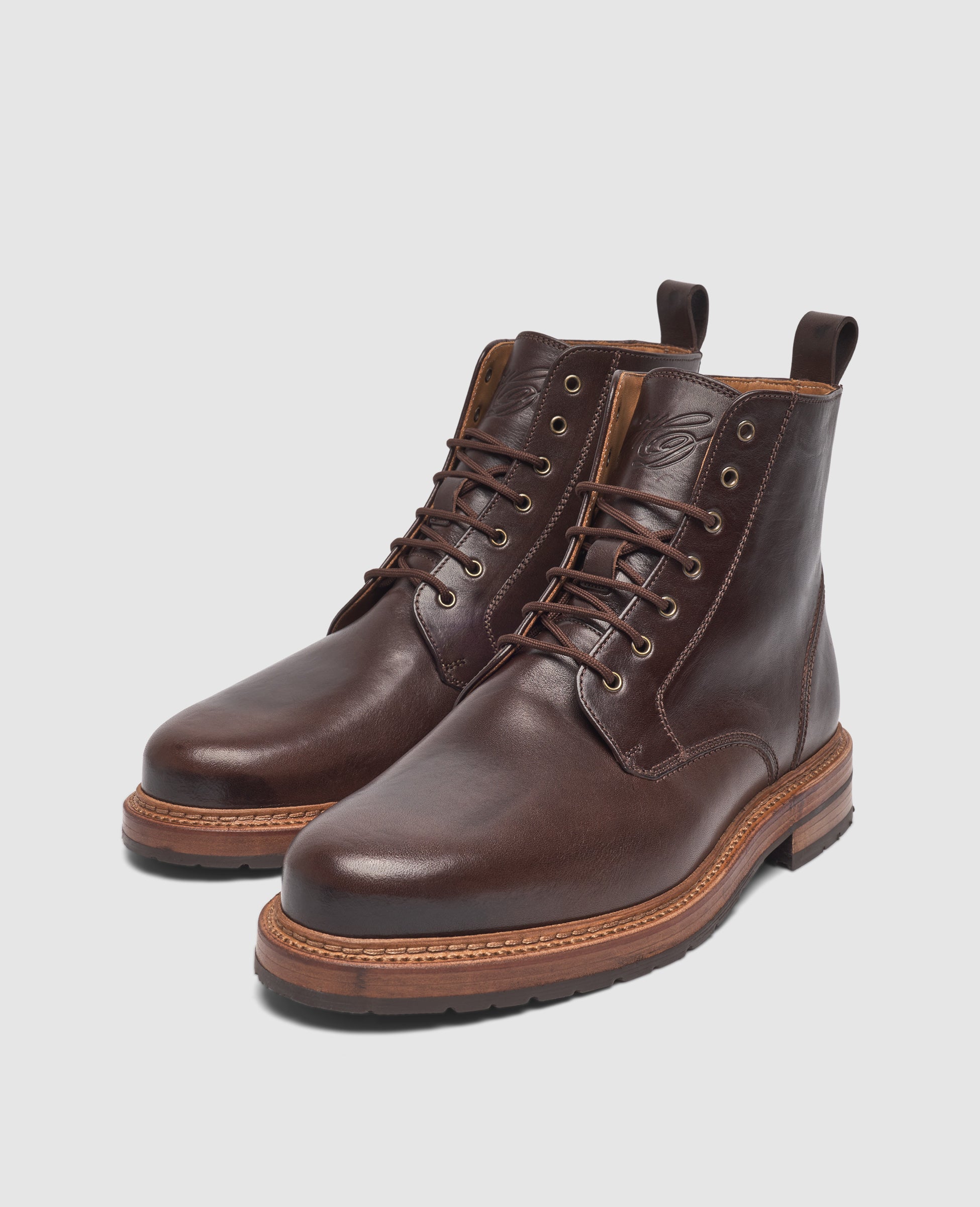 dinkelacker-buda-plain-bc-derby-boot-schwarzbraun-aus-boxcalf image 2