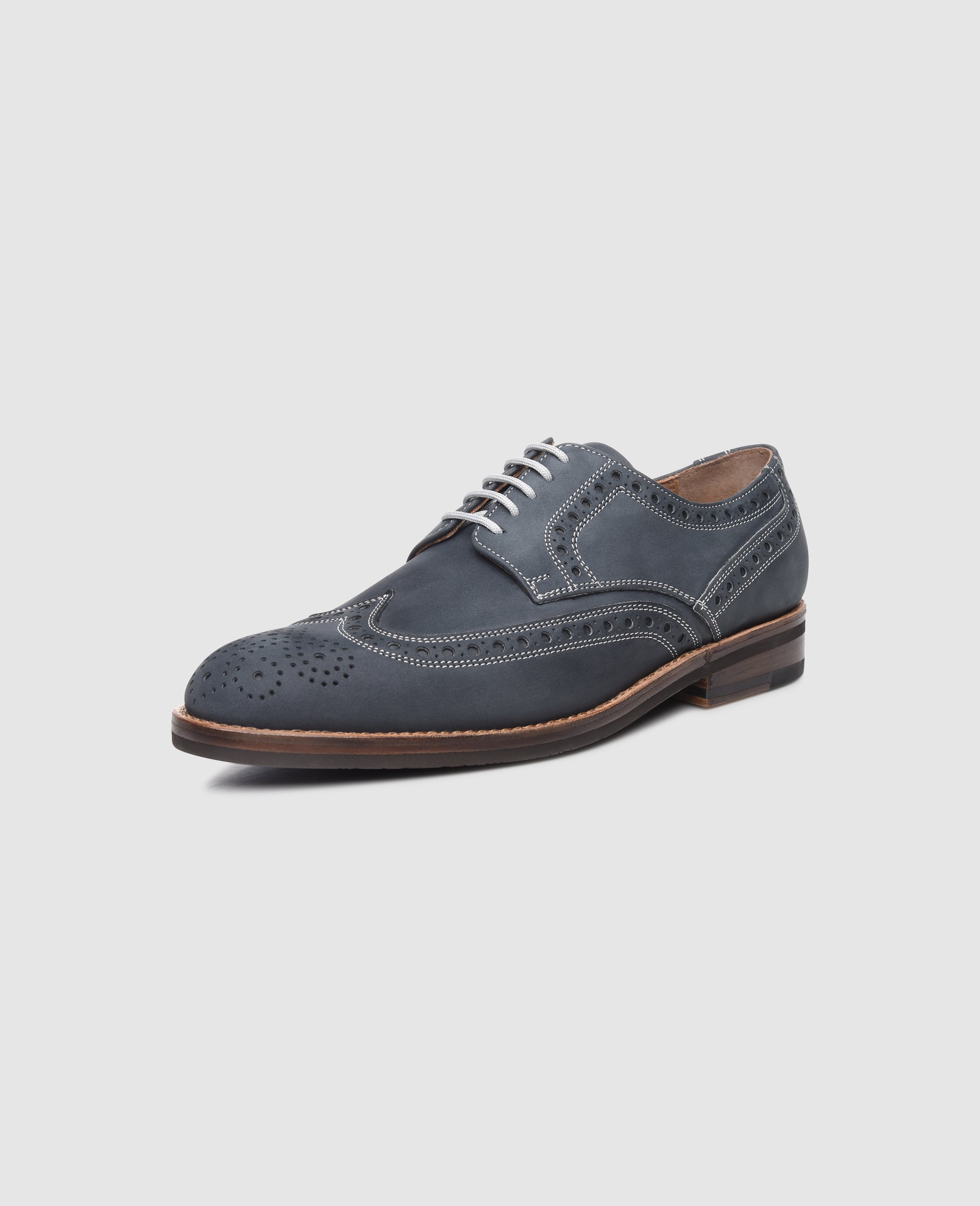 dinkelacker-luzern-full-brogue-j-derby-jeans-blau image 2