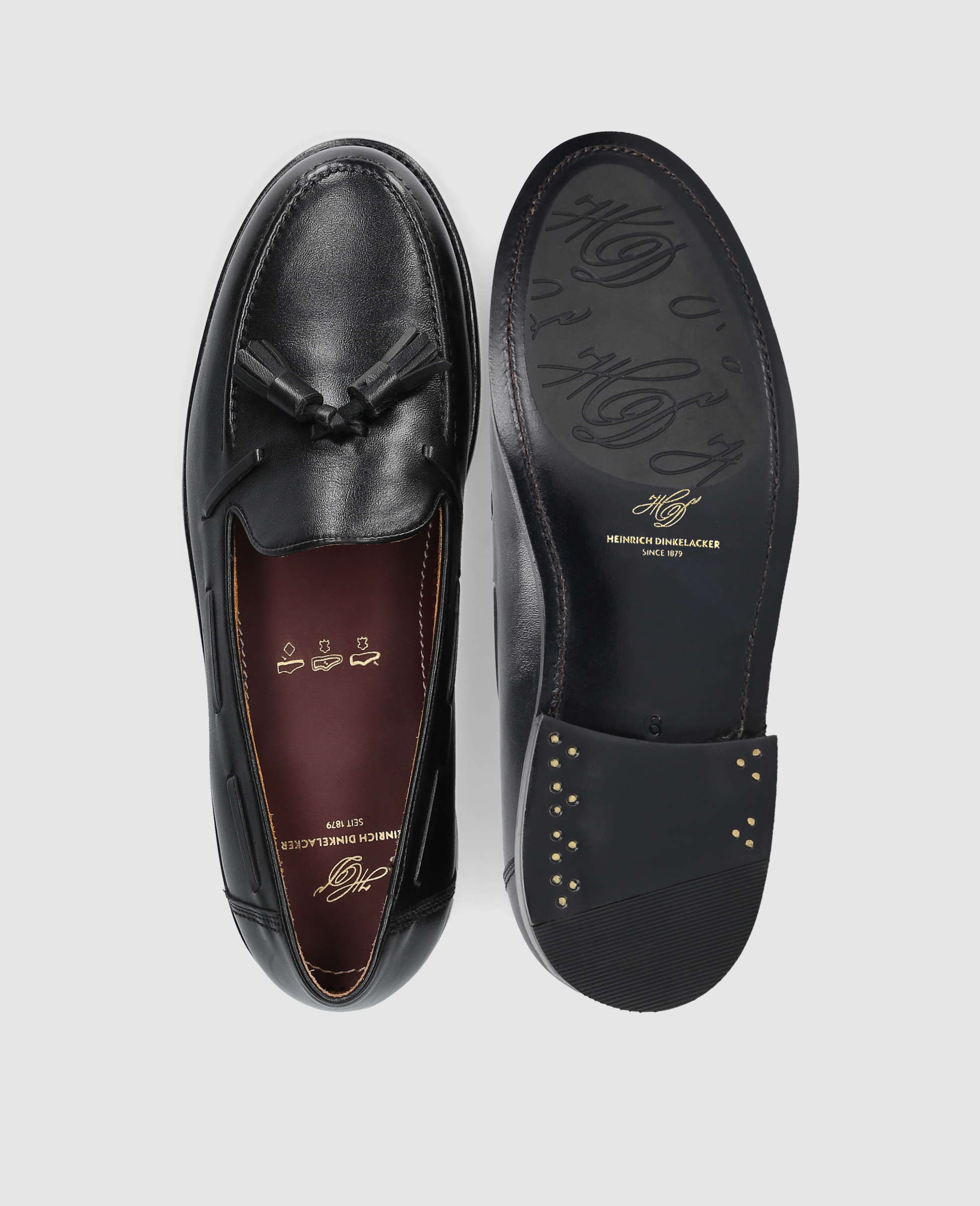 dinkelacker-wien-plain-tassel-slipper-schwarz image 8
