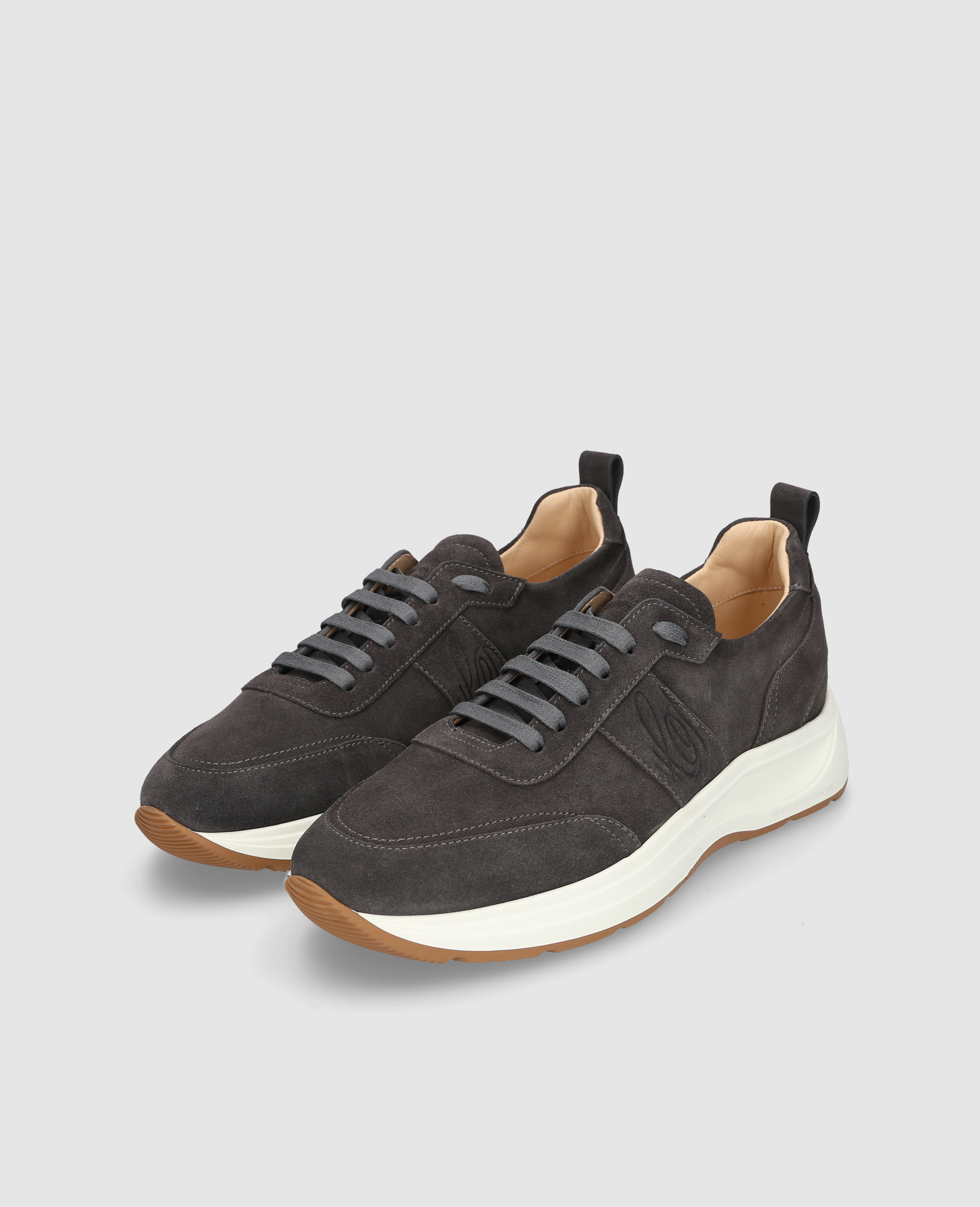 dinkelacker-toronto-sneaker-v-sneaker-dunkelgrau-veloursleder image 2