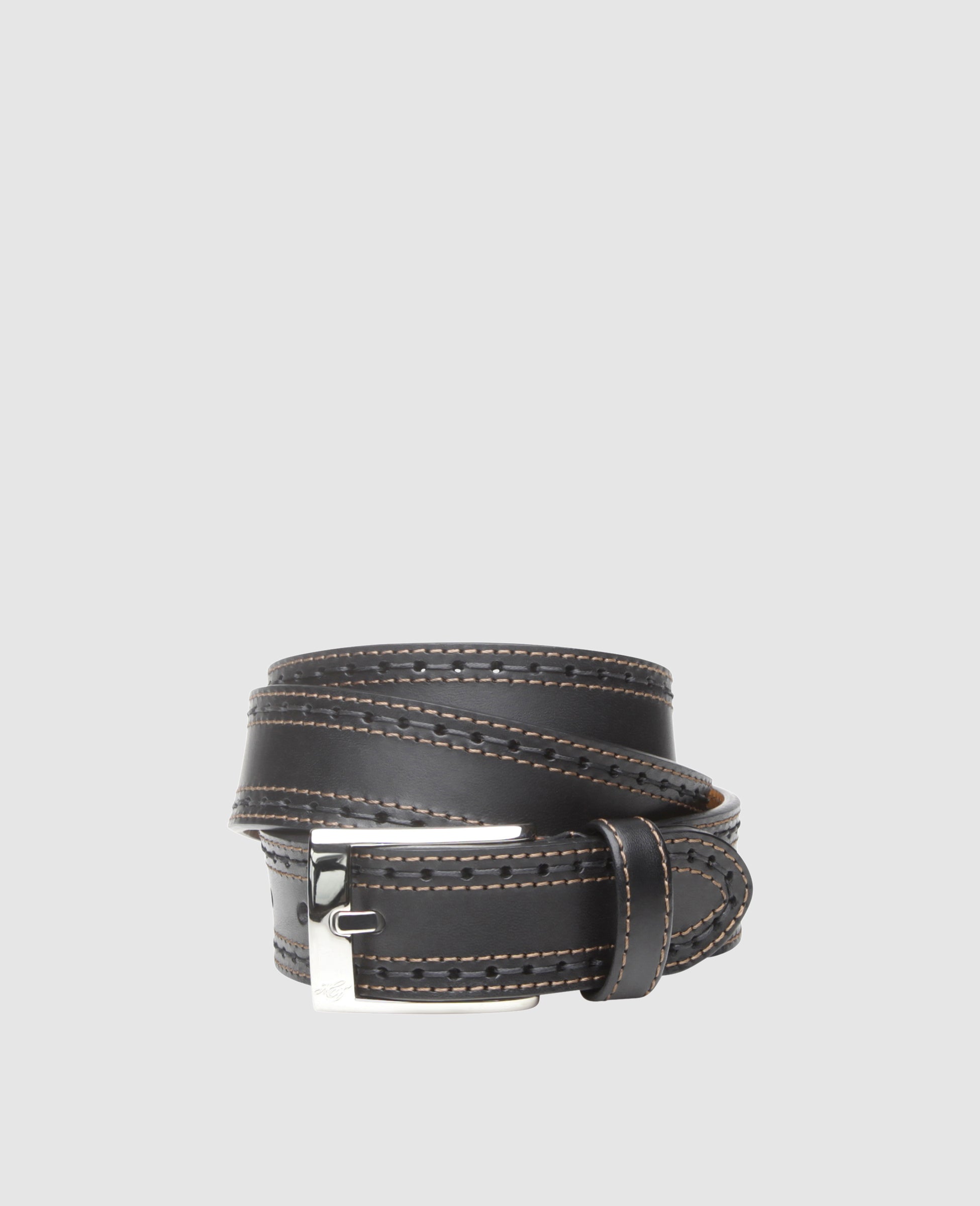 dinkelacker-andor-plain-n-schwarz-lederg-rtel-aus-kalbsleder image 1