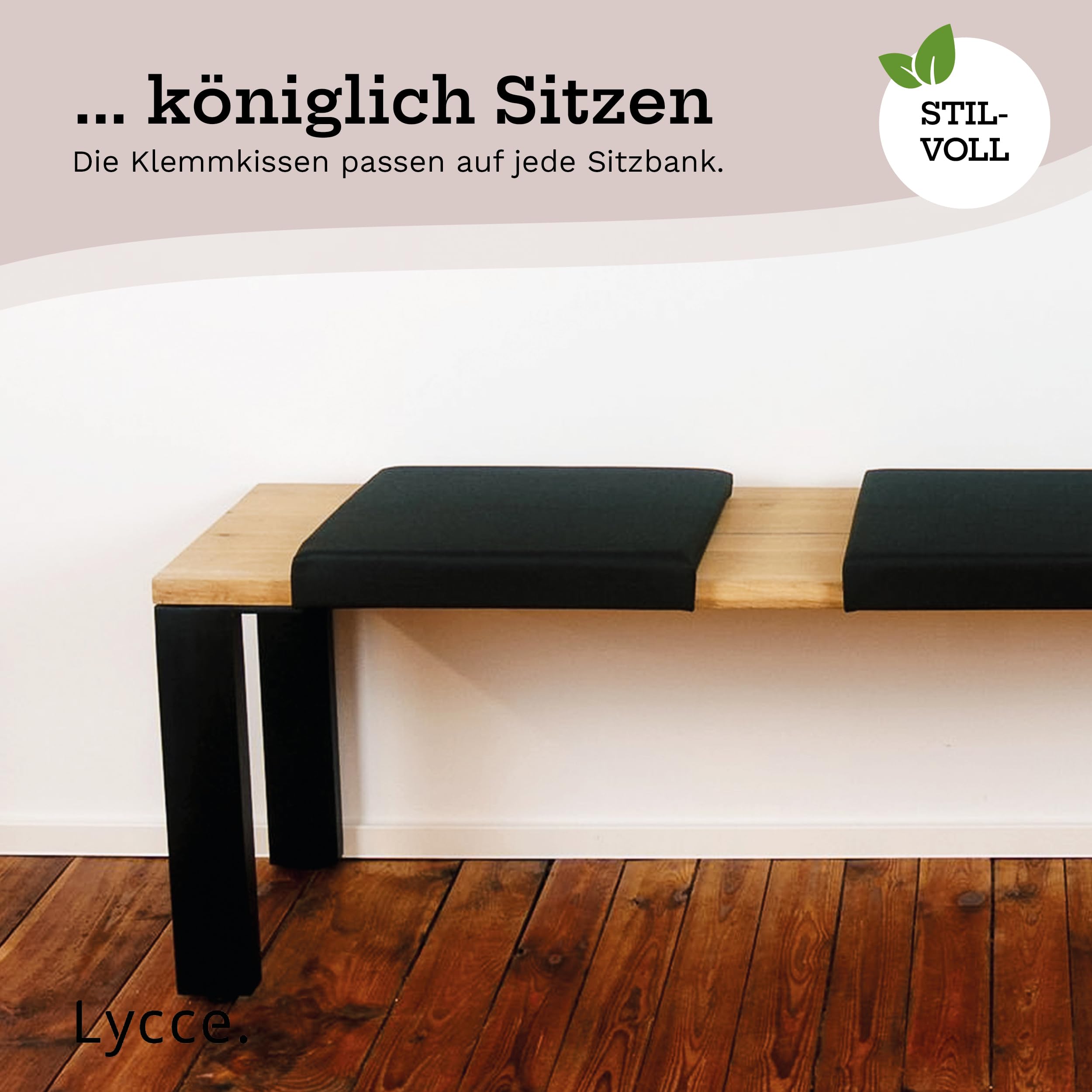 lycce-animal-design-klemmkissen-sitzbank-kissen-kunstleder-40x35cm-h6cm-schwarz image 8