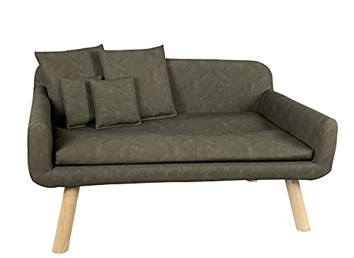 lycce-hundesofa-tilda-kunstleder-used-look-taupe-103-x-58-x-50-cm image 4