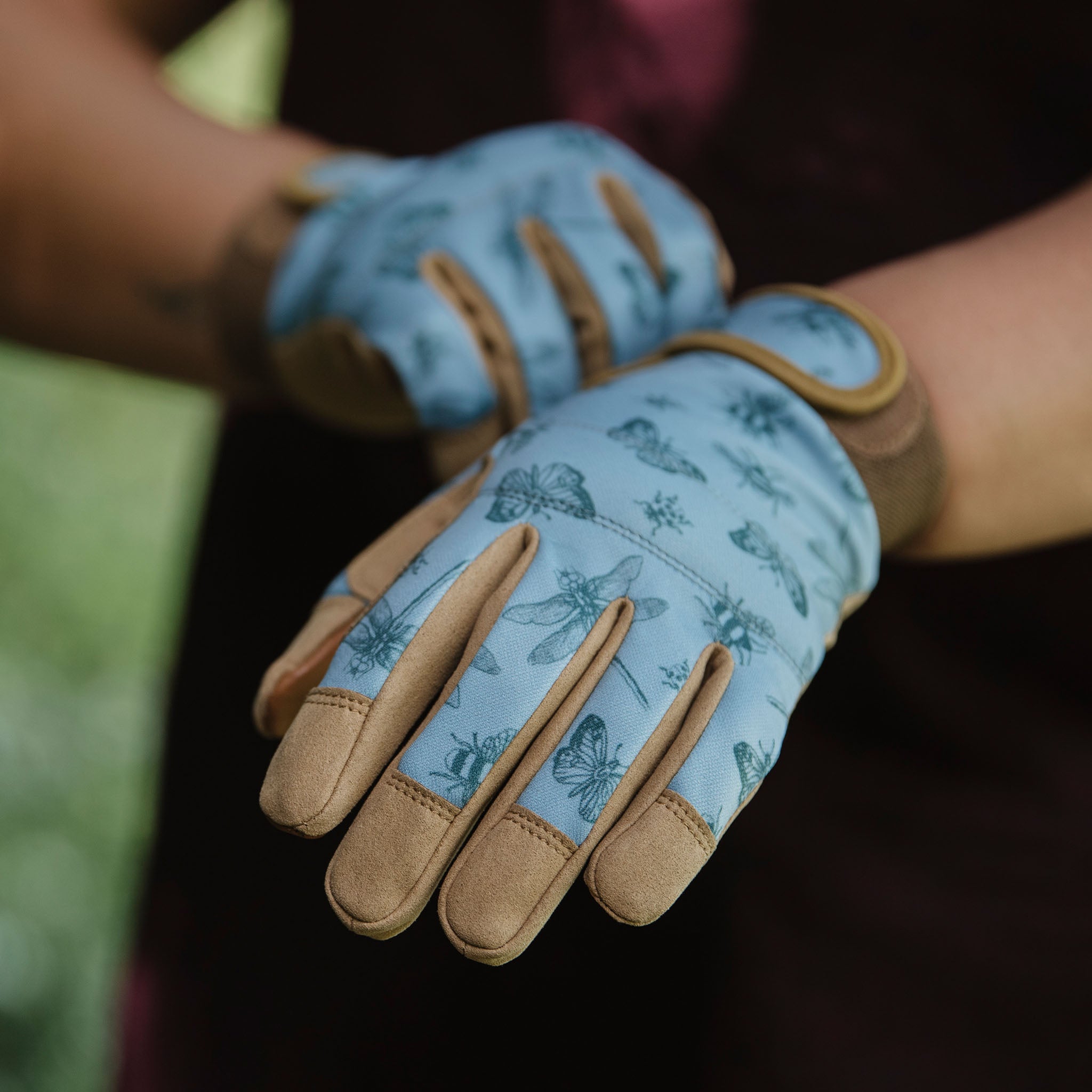 kent-stowe-comfort-handschuhe-blue-flutterbugs-gr-e-m image 3