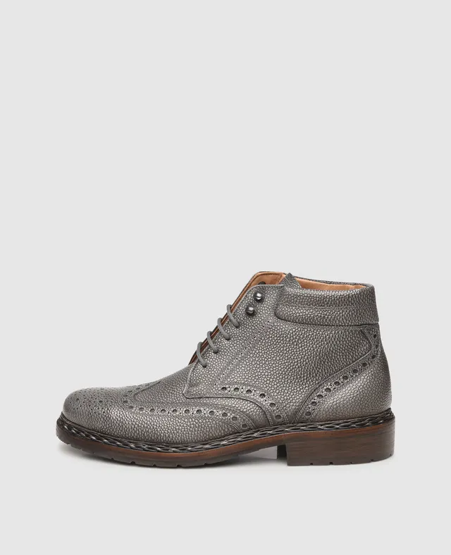 dinkelacker-buda-full-brogue-ag-stiefel-gray-art-grain-herren-boot image 1