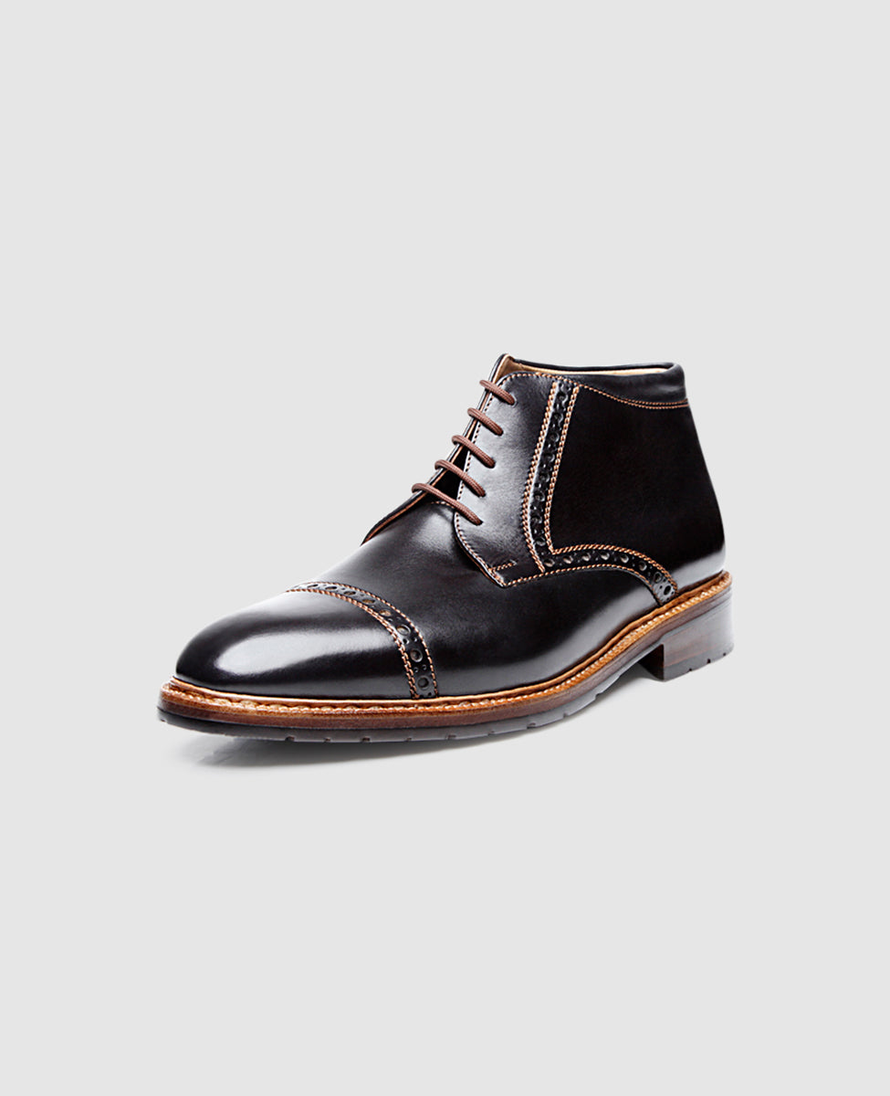 dinkelacker-luzern-quarter-brogue-sc-herren-stiefelette-schwarz image 2