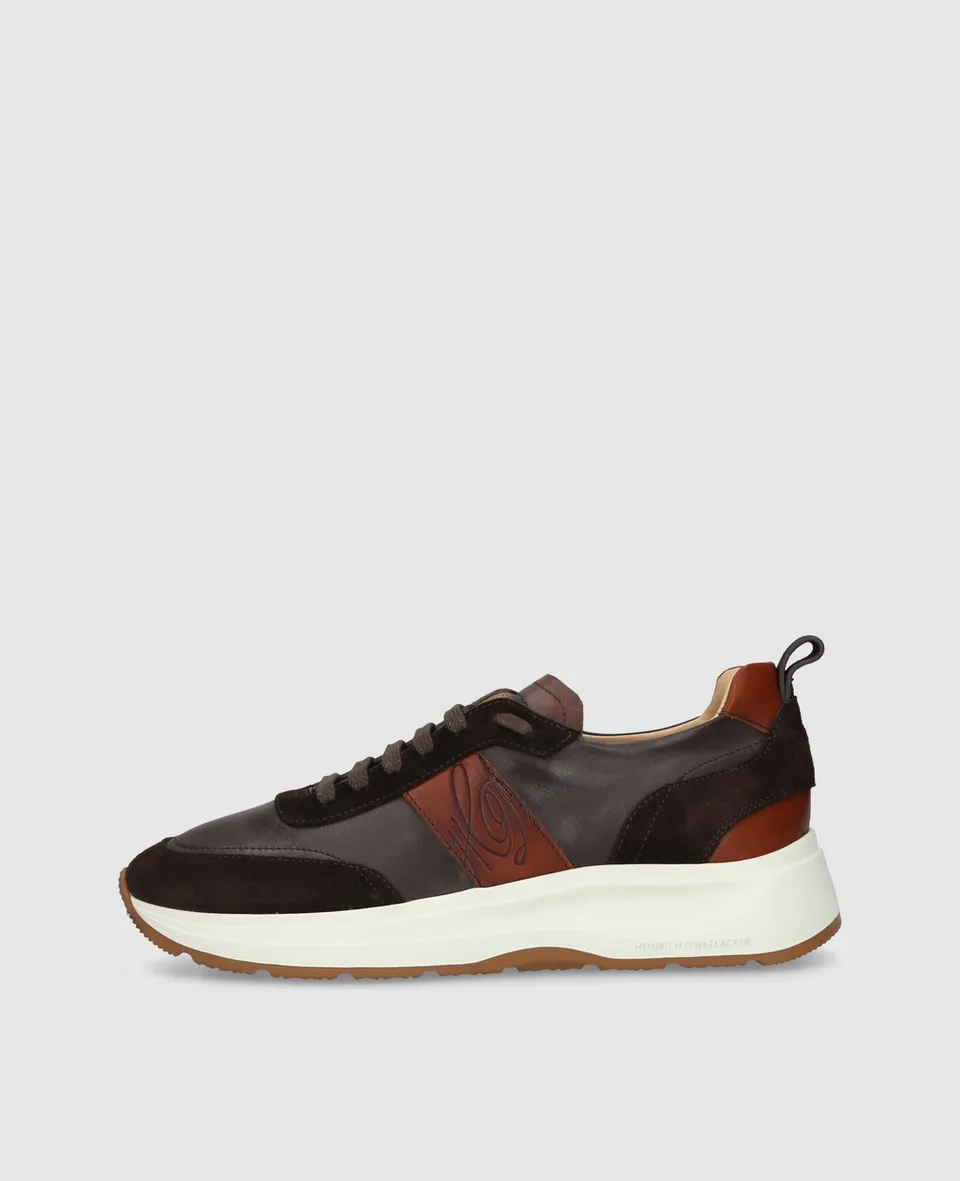 dinkelacker-toronto-sneaker-cl-herrensneaker-dark-brown-brown image 1