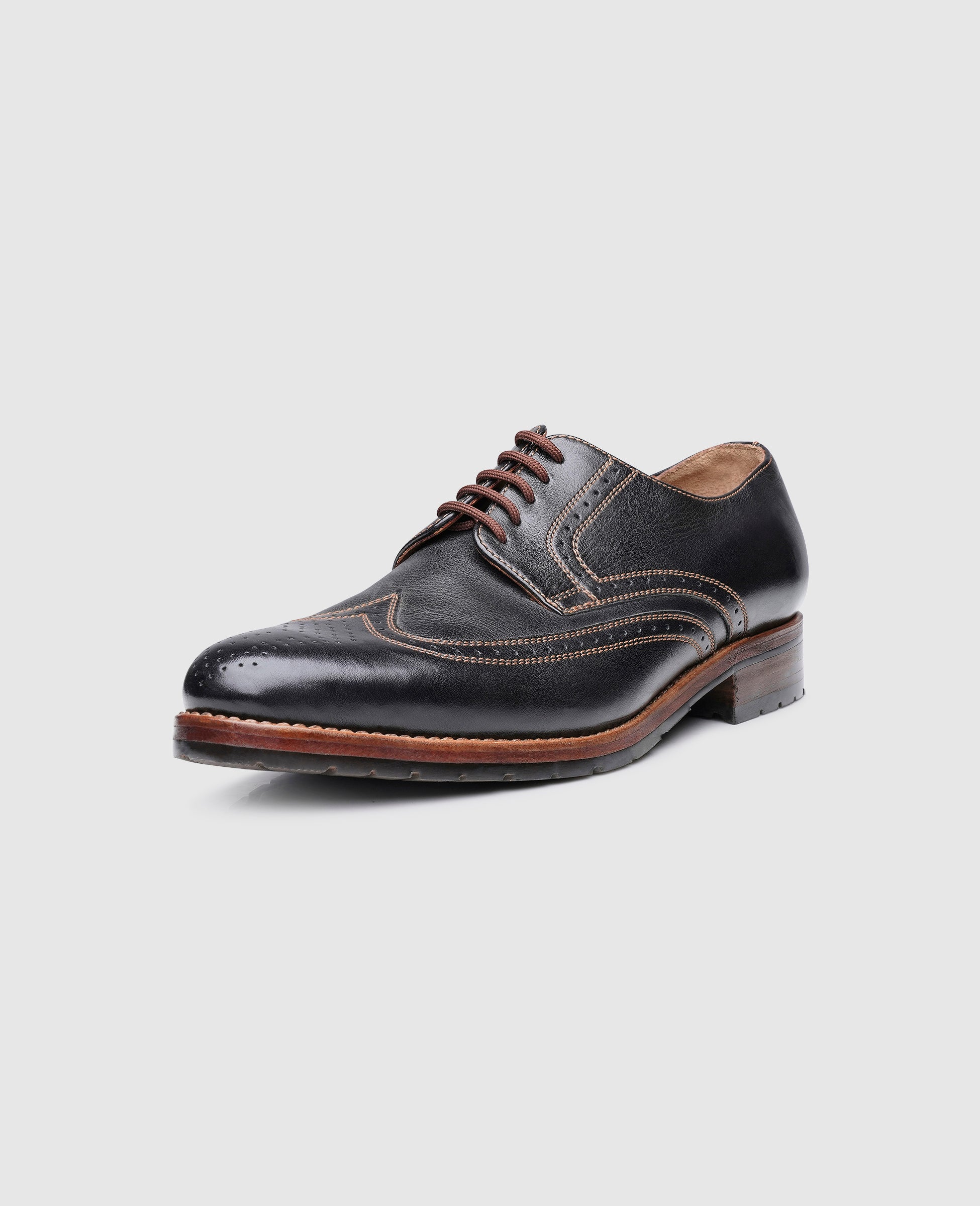dinkelacker-milano-full-brogue-sc-halbschuh-schwarz-soft-calf image 2
