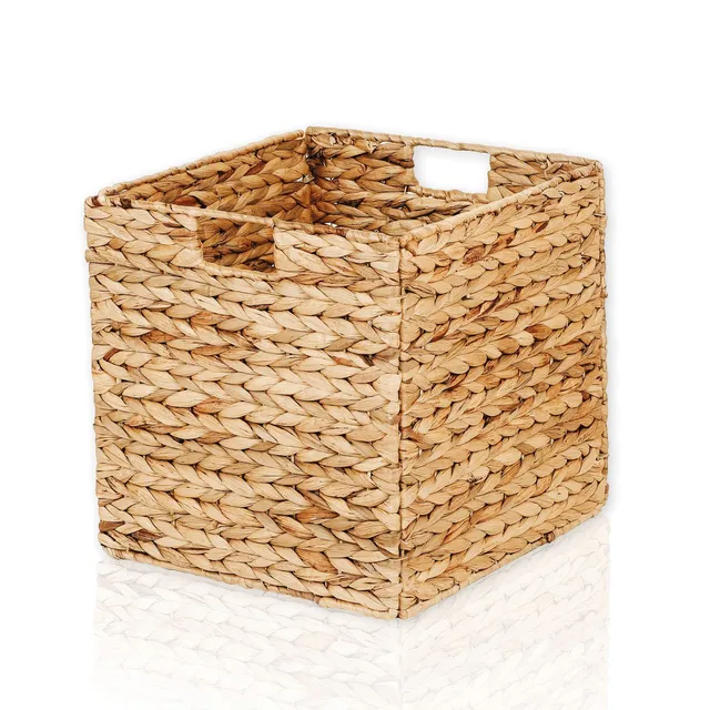 lycce-kallax-box-aufbewahrungskorb-wasserhyazinthe-natur-33-x-33-x-33-cm image 1