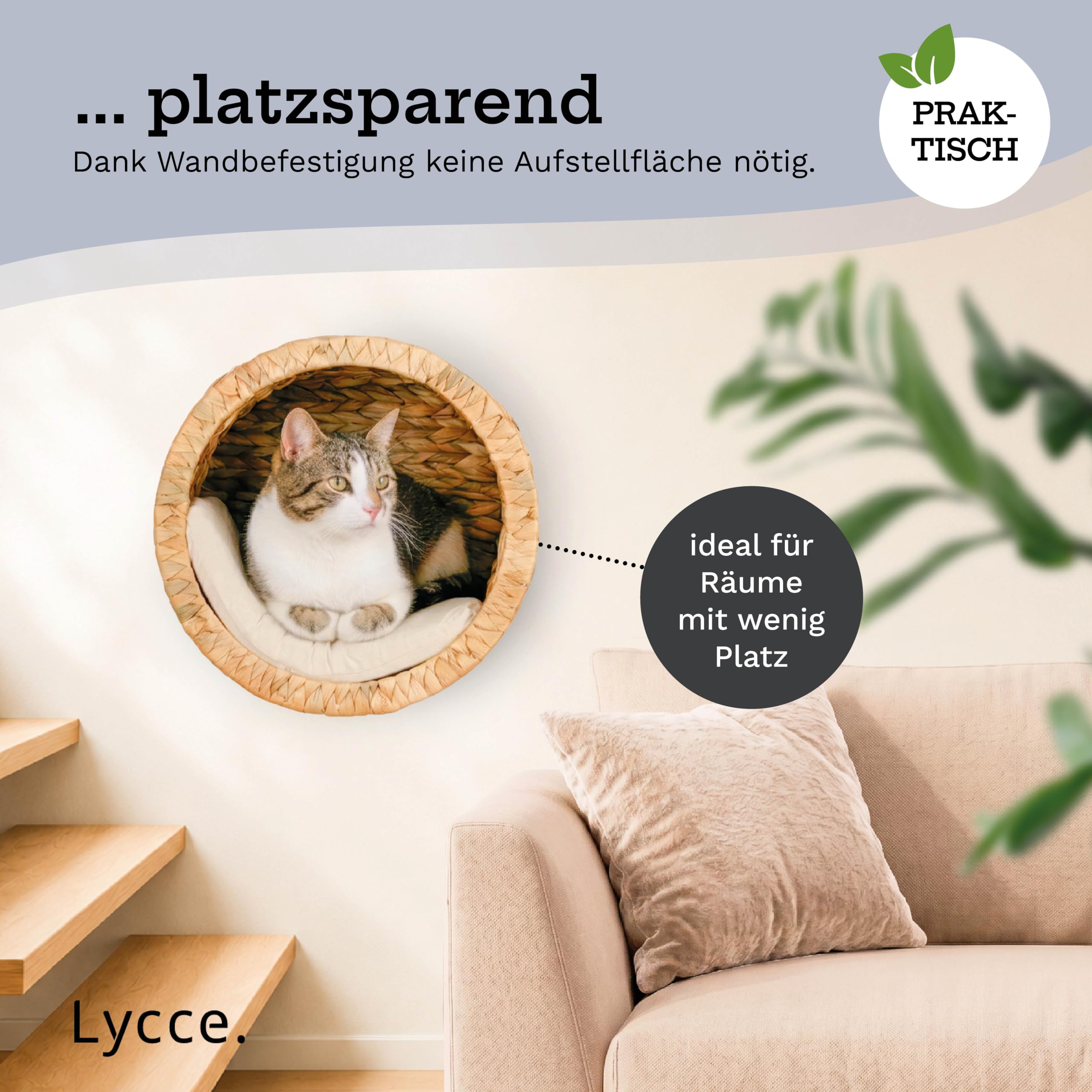 lycce-katzen-wandh-hle-alba-wasserhyazinthe-32-cm-mit-waschbarem-bezug image 7