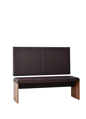 lycce-keilwandkissen-115-x-55-cm-braun-kunstleder-mit-montage-set image 1