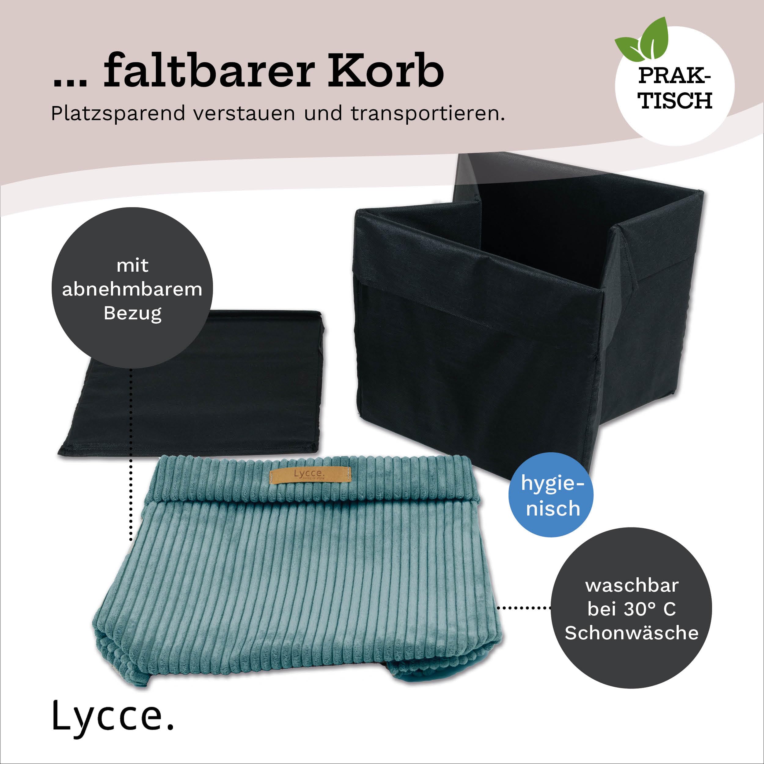 lycce-kallax-box-cord-faltbox-mit-abnehmbarem-bezug-t-rkis-33-x-33-x-31-cm image 7