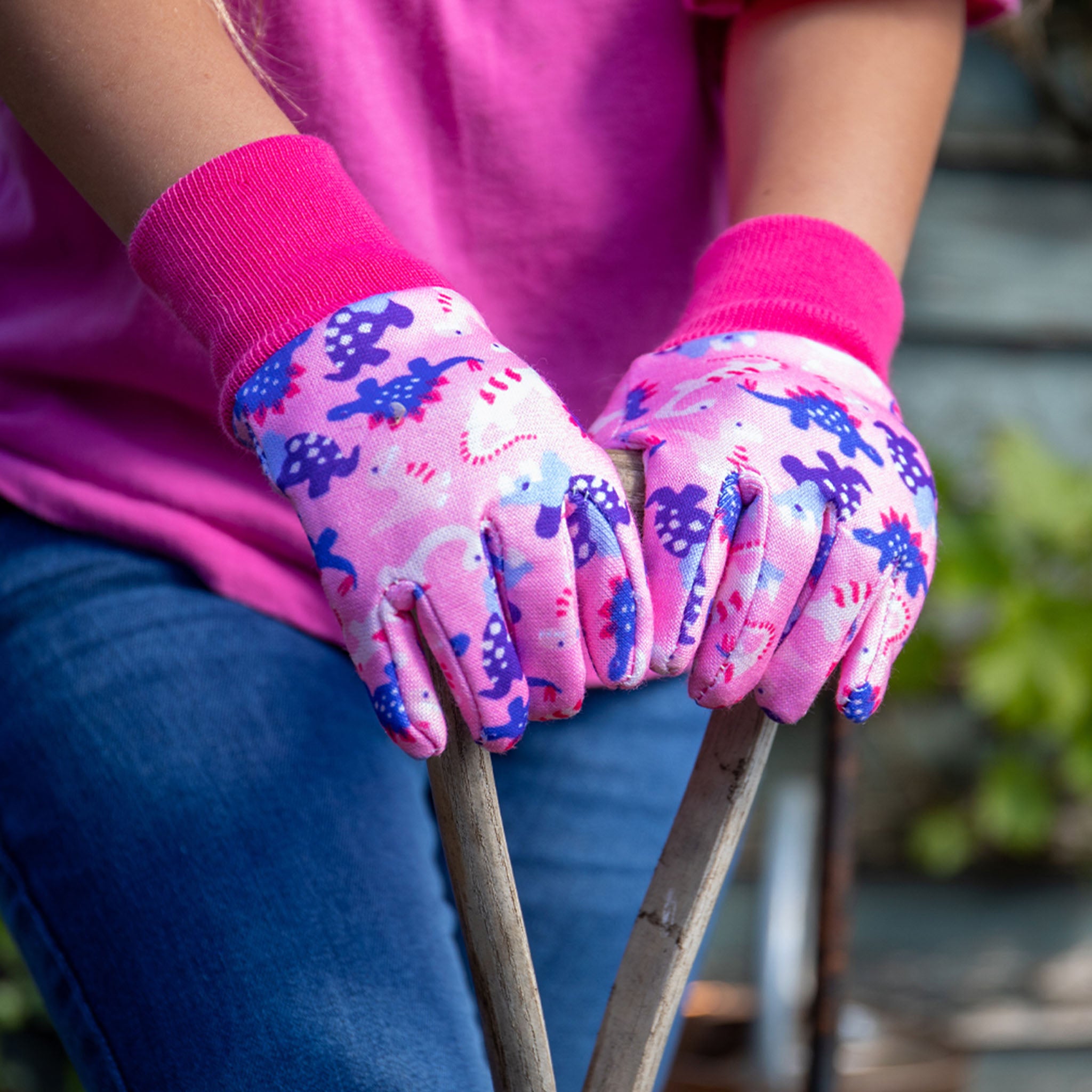 kent-stowe-pink-dinosaur-kinder-gartenhandschuhe image 3