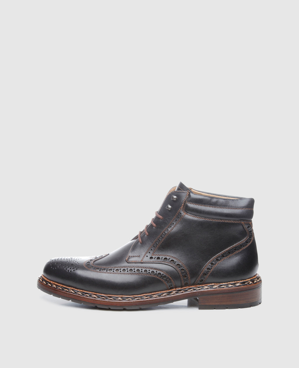 dinkelacker-buda-full-brogue-fc-herrenboot-schwarz image 1