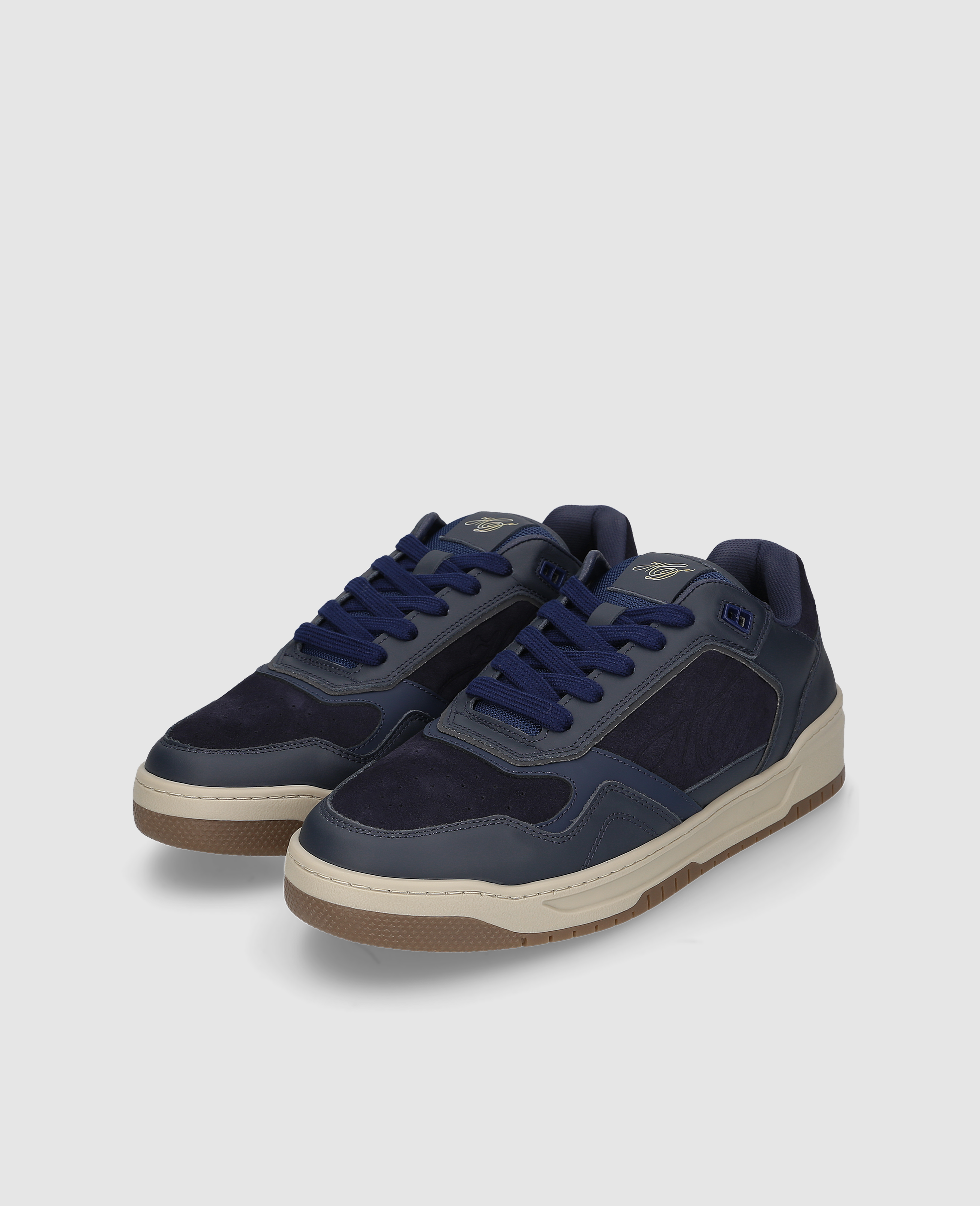 dinkelacker-los-angeles-sneaker-cl-dunkelblau-velours image 2