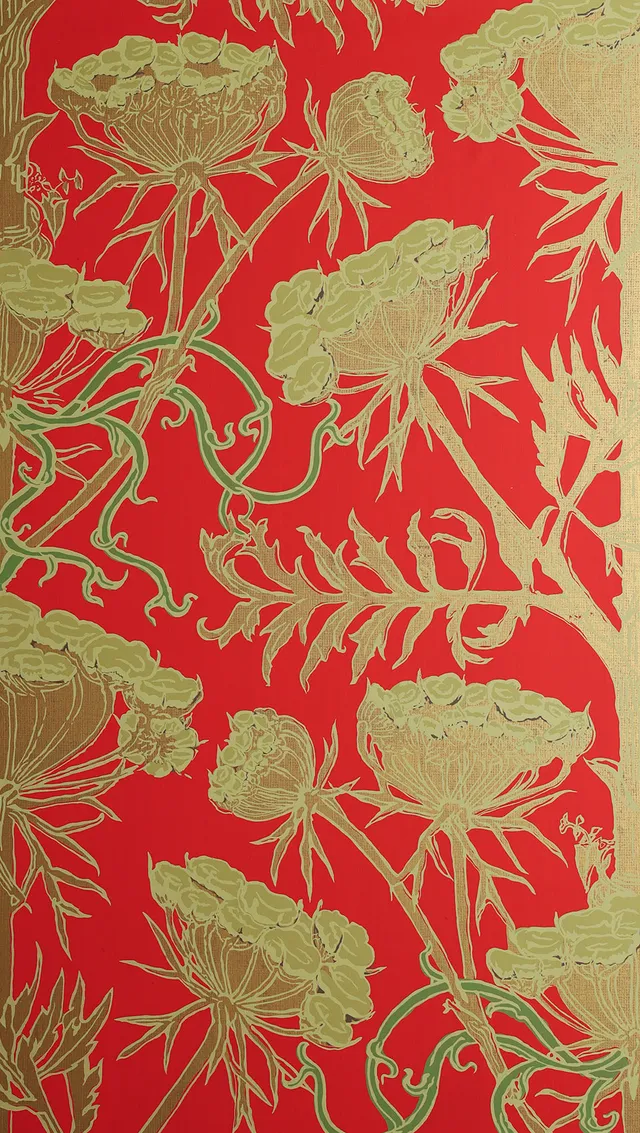 hembus-tapete-300-a-b-renklau-rot-papiertapete image 1