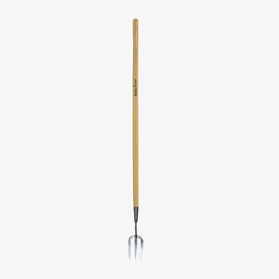 kent-stowe-edelstahl-langstiel-handgabel-mit-eschenholzgriff image 1