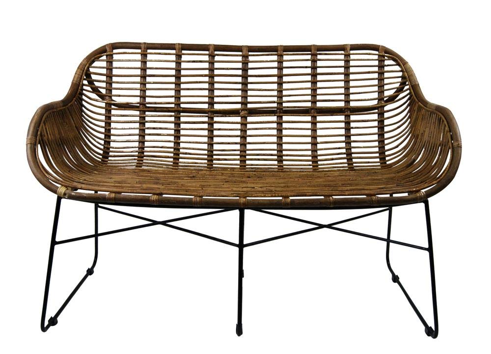 lycce-rattansofa-venus-retro-mit-armlehne-braun-120x60x83-cm image 3