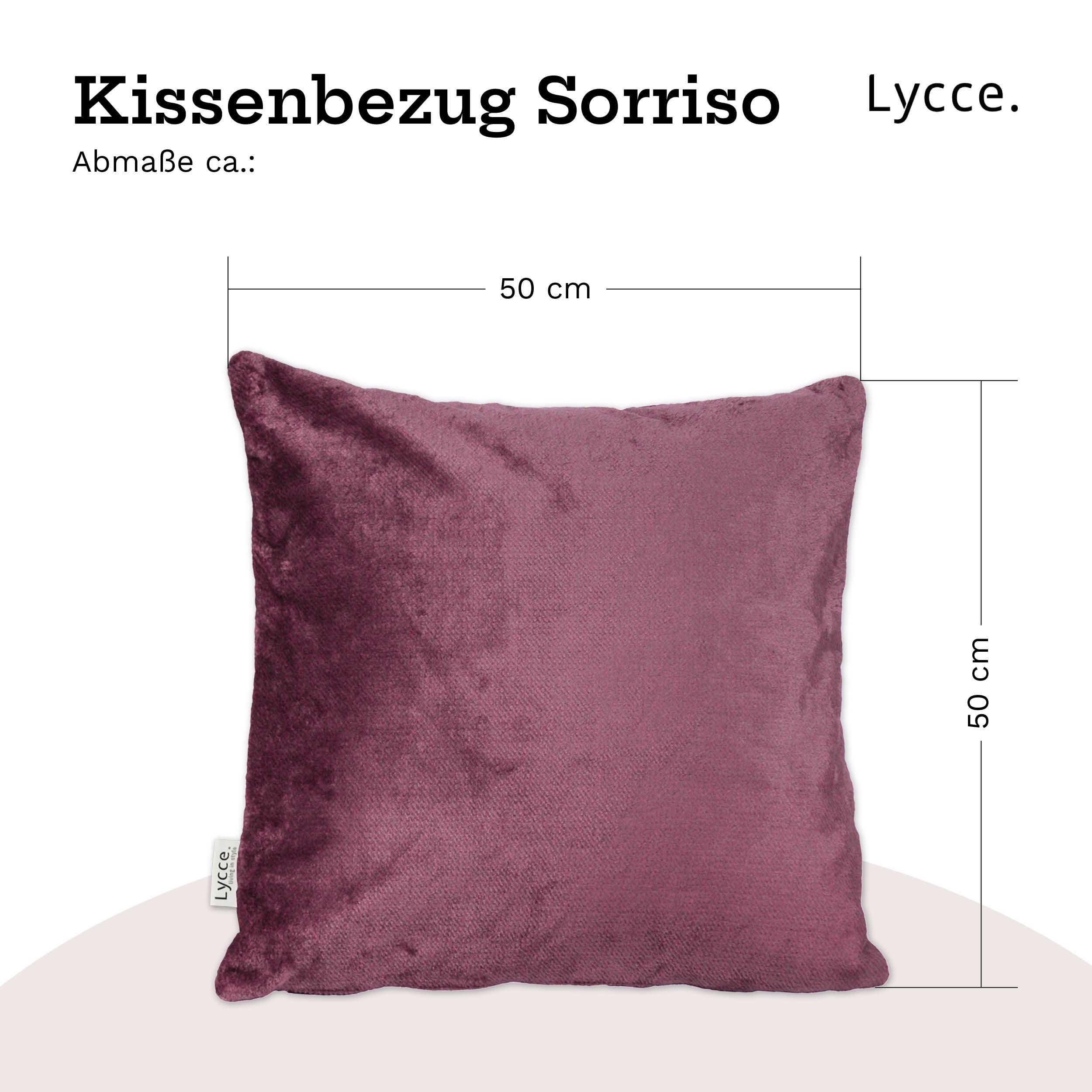 lycce-kissenbezug-sorriso-samt-berry-50-x-50-cm-mit-rei-verschluss image 3