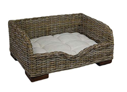 lycce-tiersofa-villa-rattan-hundebett-gr-e-1-mit-liegekissen image 2