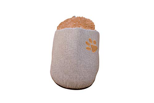 lycce-kuschelschuh-katzenh-hle-beige-braun-72-cm-f-r-katzen-und-kleine-hunde image 2