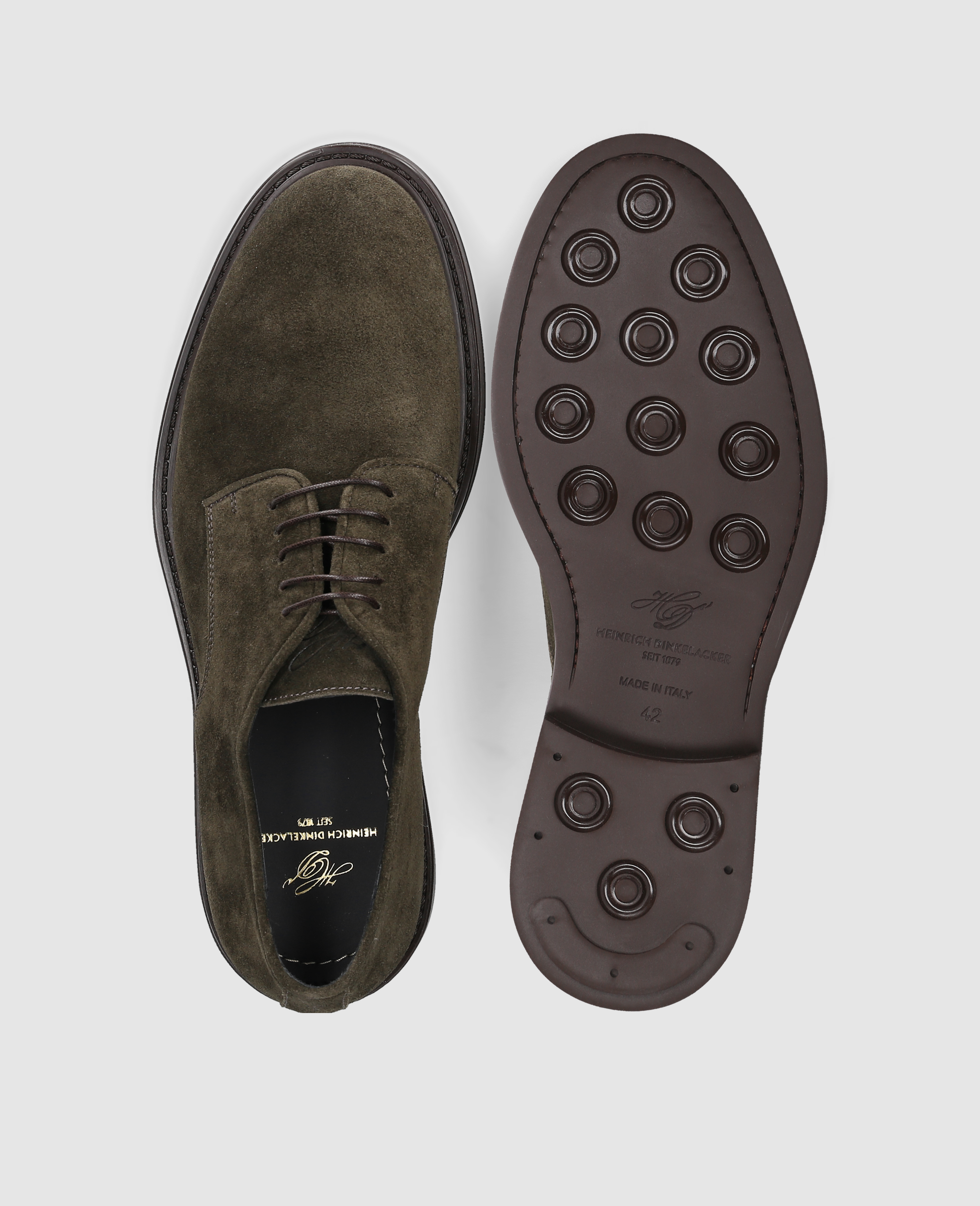 dinkelacker-florenz-plain-v-derby-dunkelgr-n-veloursleder image 7