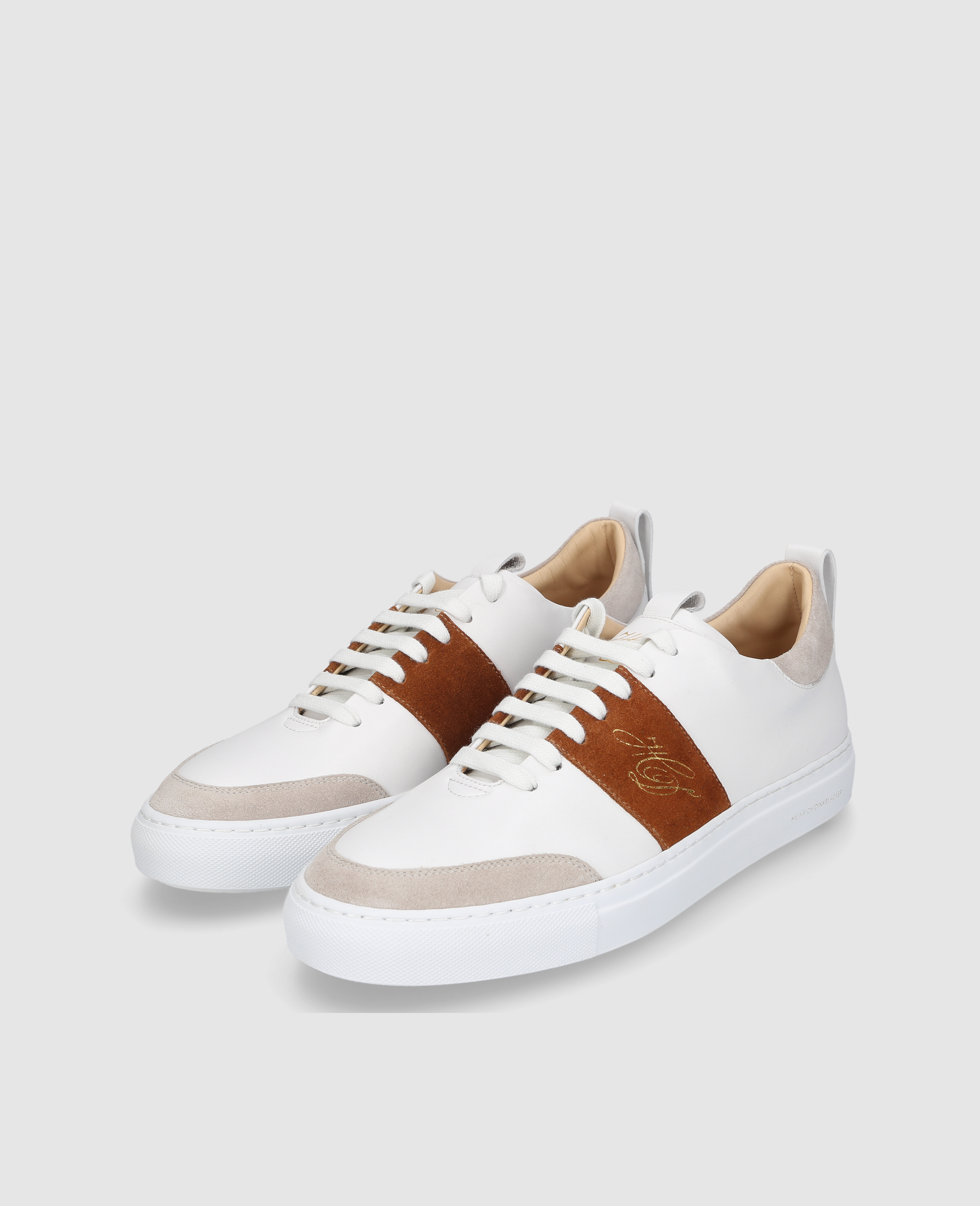 dinkelacker-turin-tennis-sneaker-np-wei-rotbraun image 2