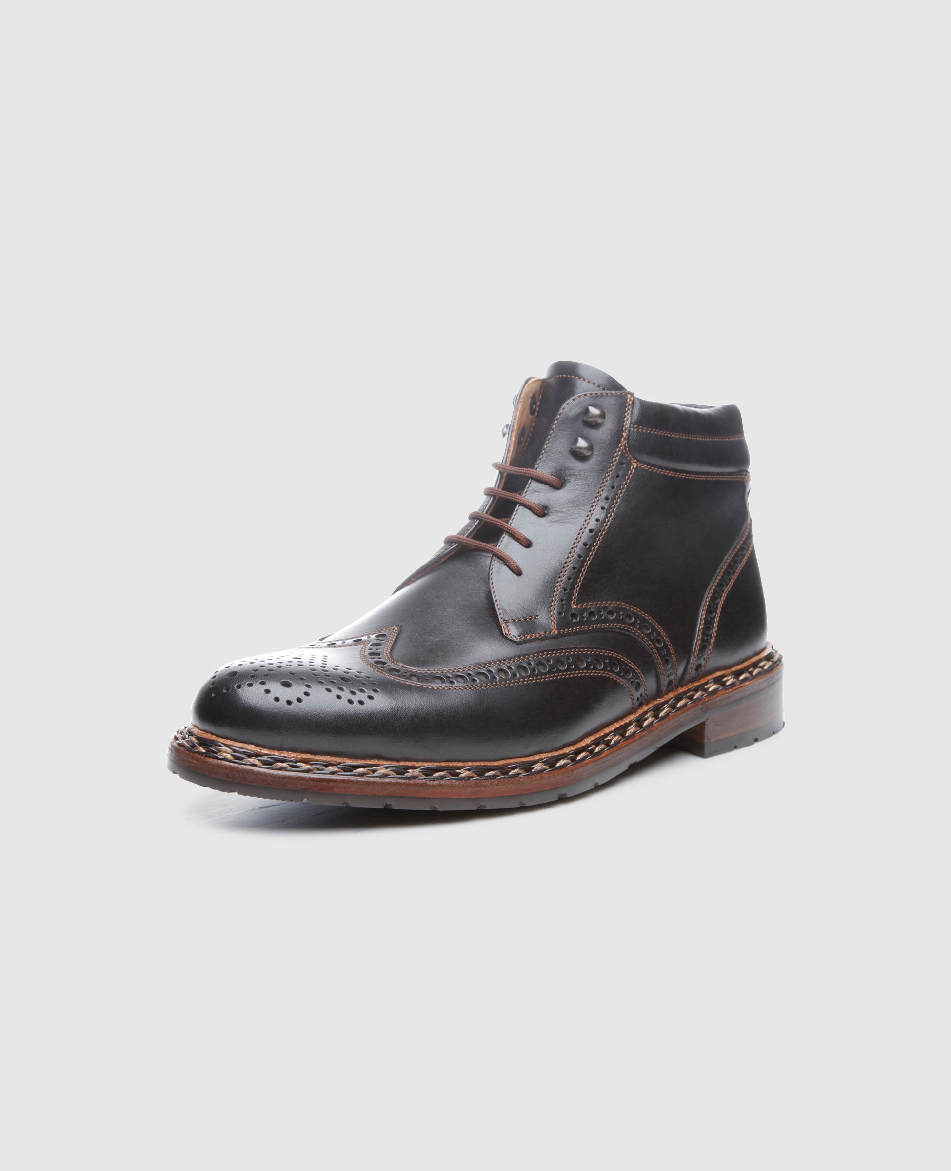 dinkelacker-buda-full-brogue-fc-herrenboot-schwarz-2 image 2