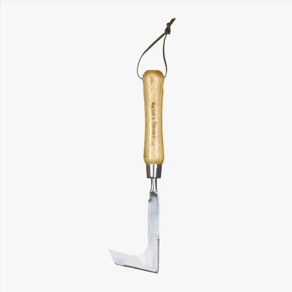 kent-stowe-edelstahl-hand-unkrautmesser-mit-eschenholzgriff image 1