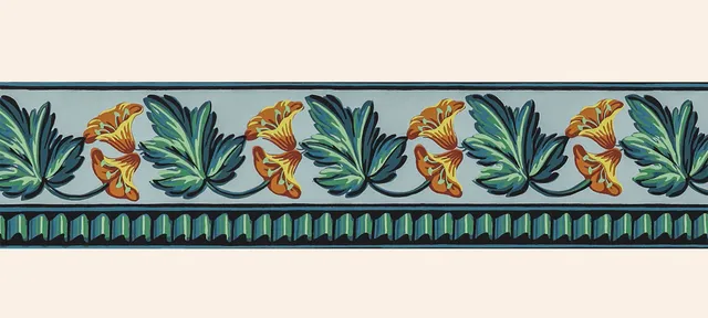 hembus-borte-5050-glockenblumen-tapetenborte-blaugr-n image 1