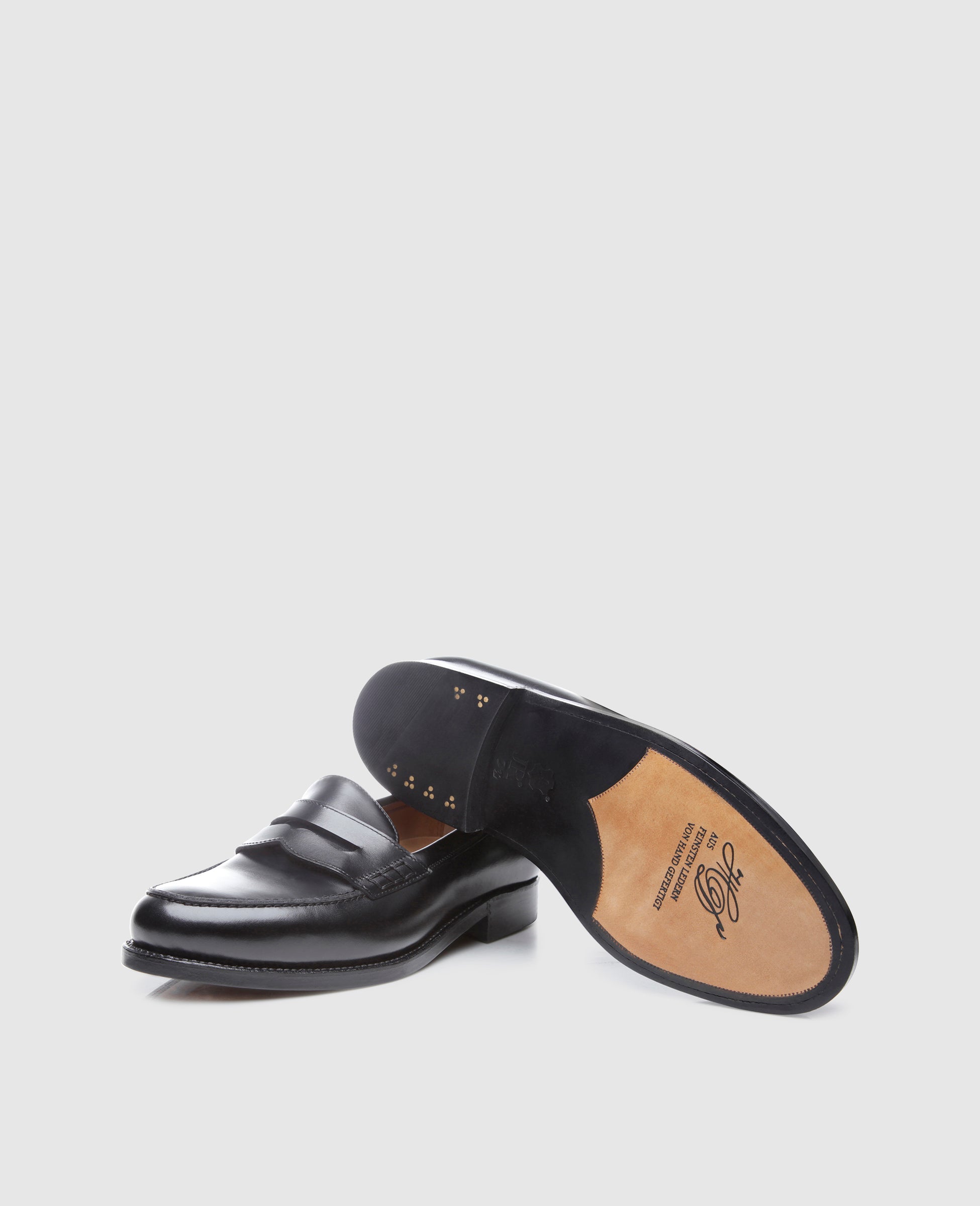dinkelacker-janosh-k-plain-ac-schwarz-penny-loafer-weit-antik-calf image 6