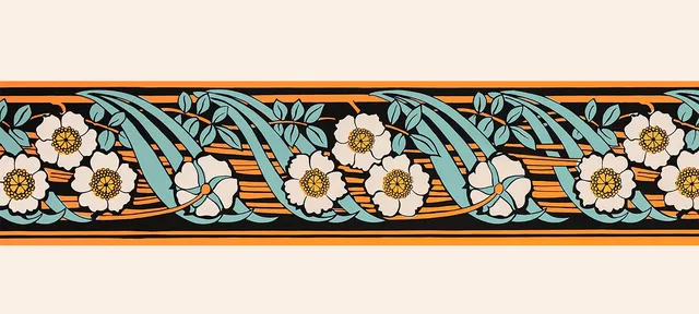 hembus-borte-599-bl-tenranken-bord-re-15-cm-orange-jugendstil image 1
