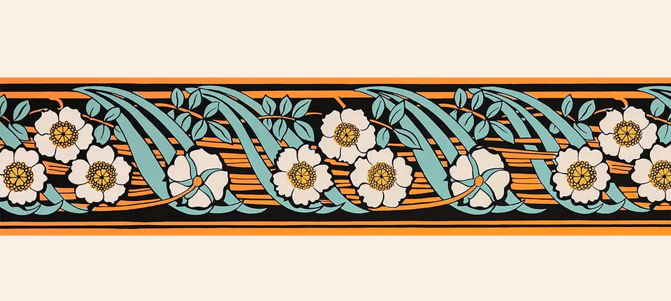 hembus-borte-599-bl-tenranken-bord-re-15-cm-orange-jugendstil image 1