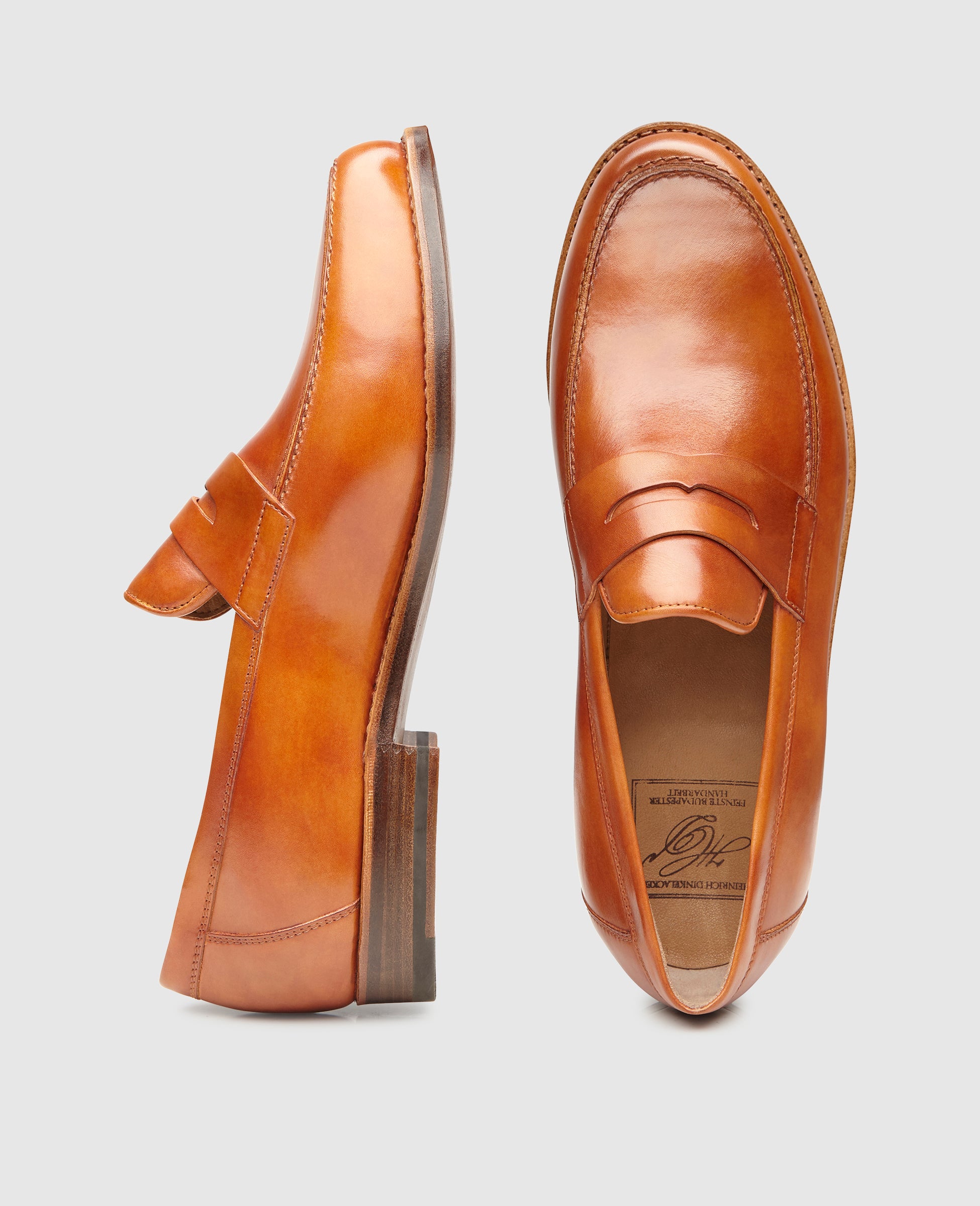 dinkelacker-wien-plain-tc-penny-loafer-cognac image 5