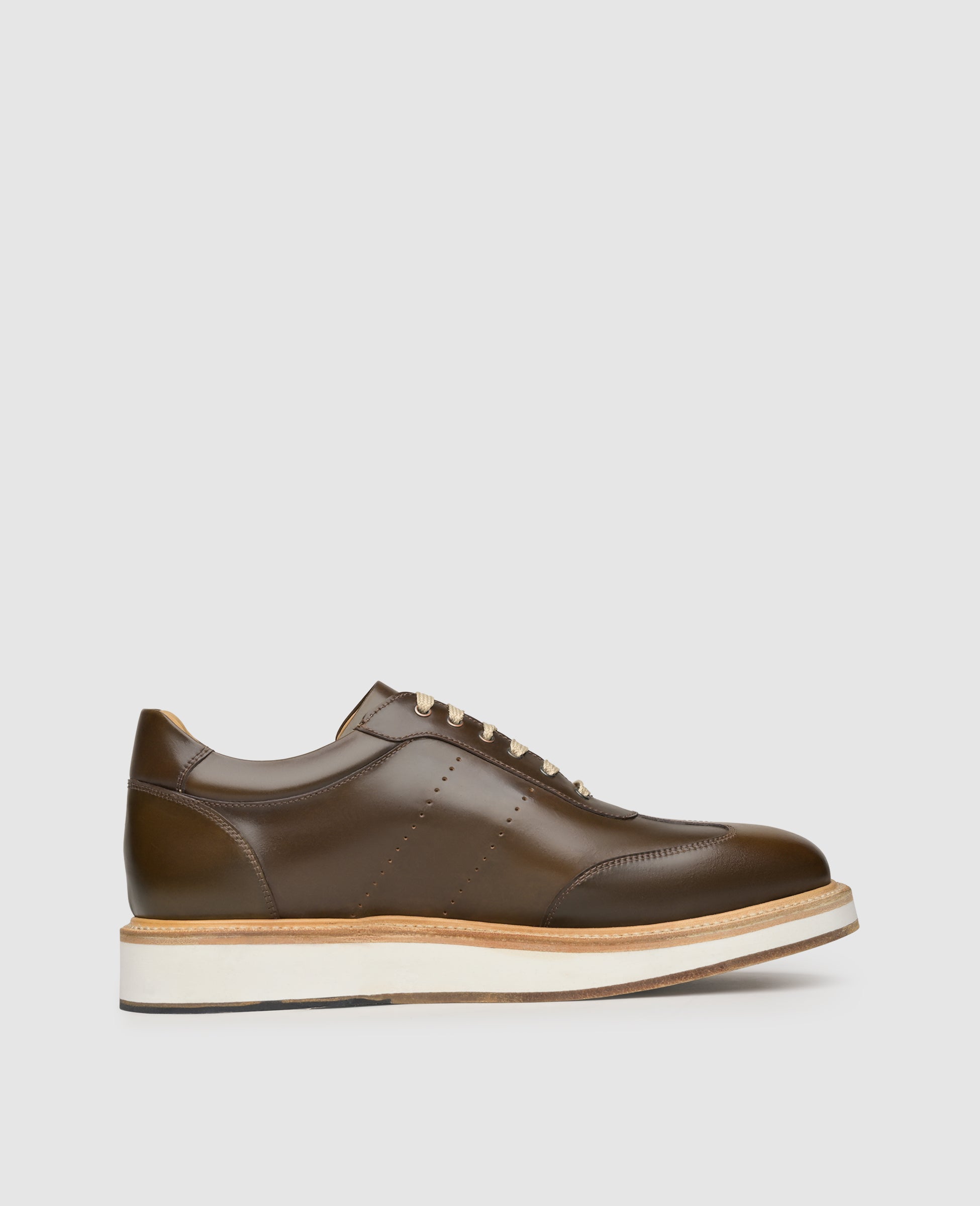 dinkelacker-london-sneaker-c-dark-cognac-rahmengen-hter-cordovan-sneaker image 2