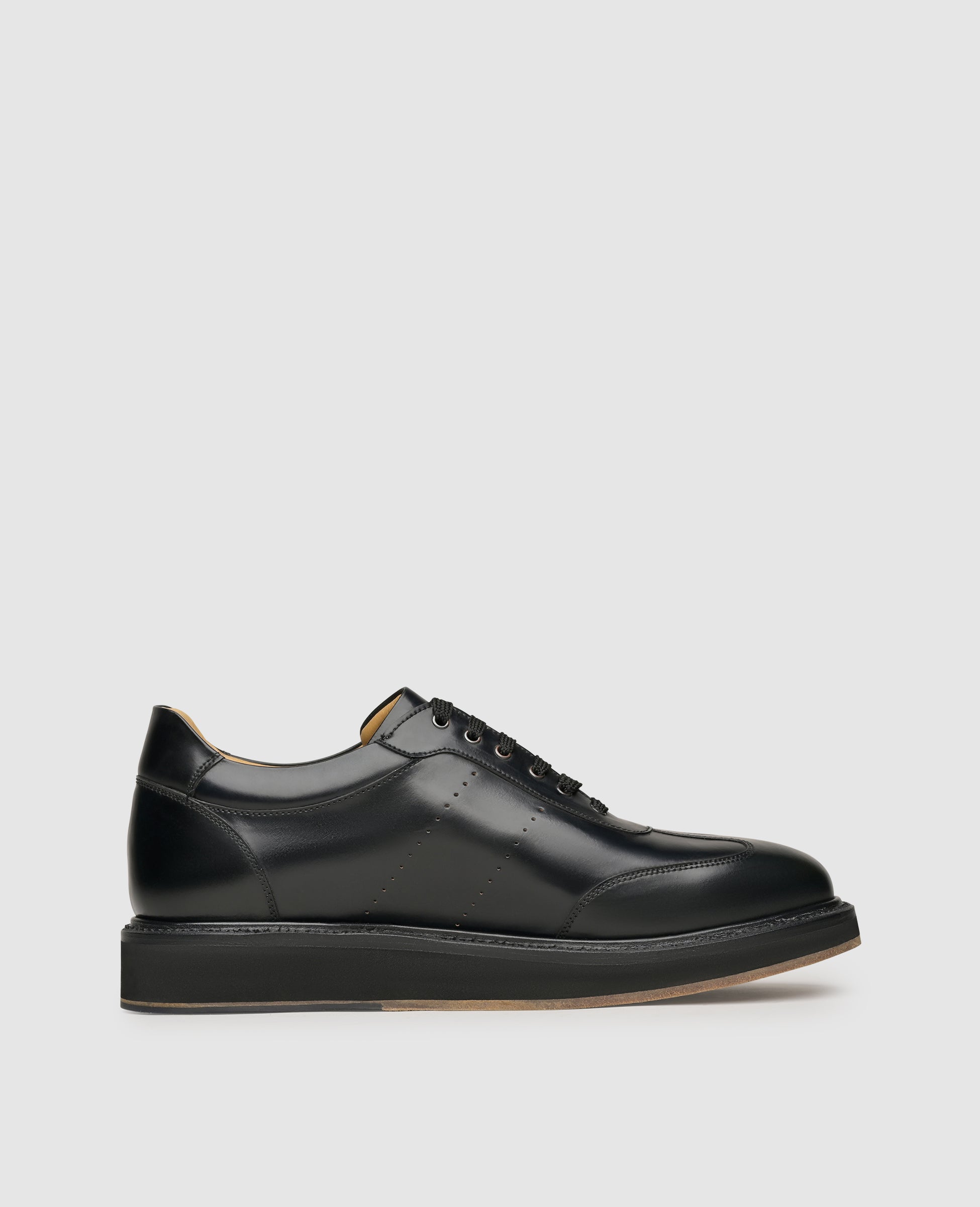 dinkelacker-london-sneaker-c-schwarz-cordovan image 2