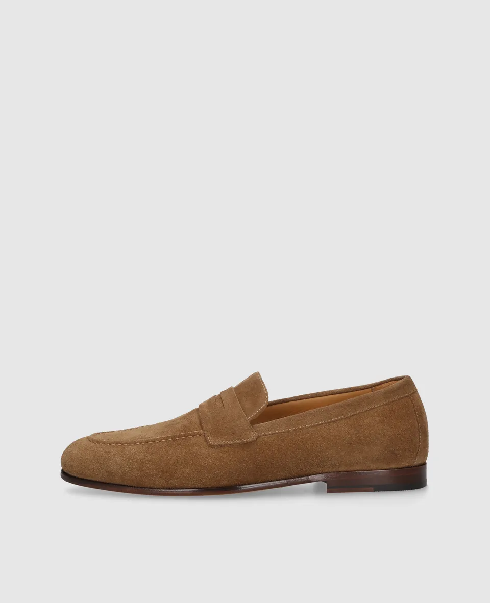 dinkelacker-amalfi-plain-v-loafer-braun image 1