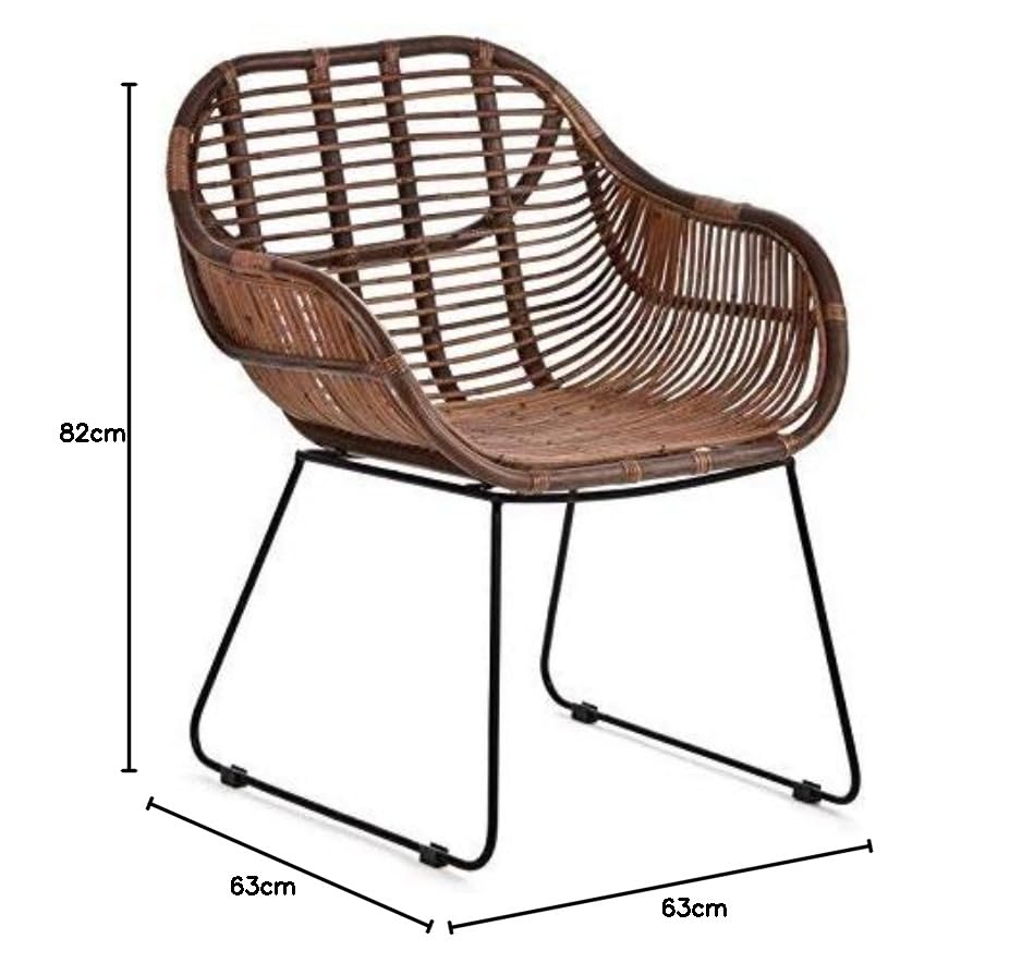 lycce-gartenstuhl-loungesessel-rattan-braun-mit-armlehne-sitzh-he-41-cm image 6