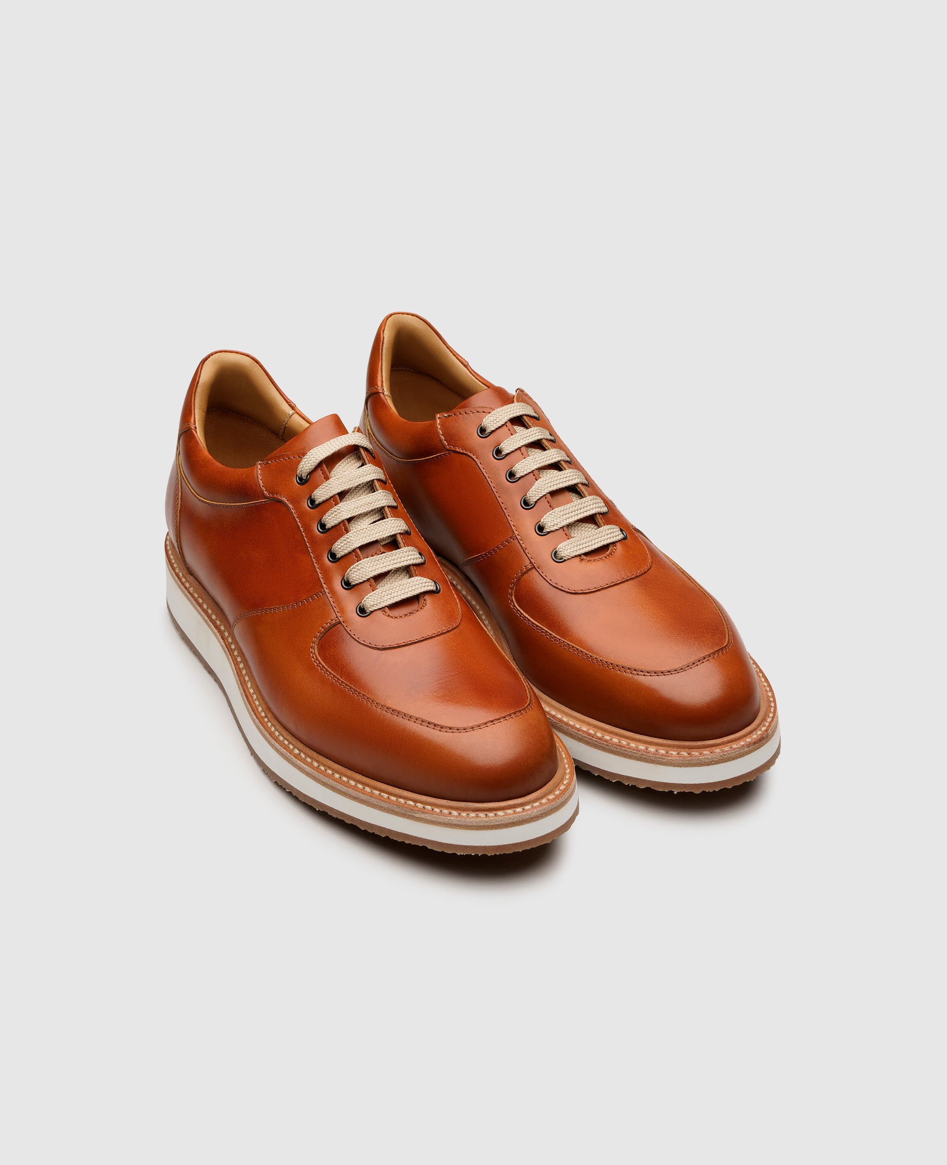 dinkelacker-london-sneaker-tc-cognac-glattleder image 5