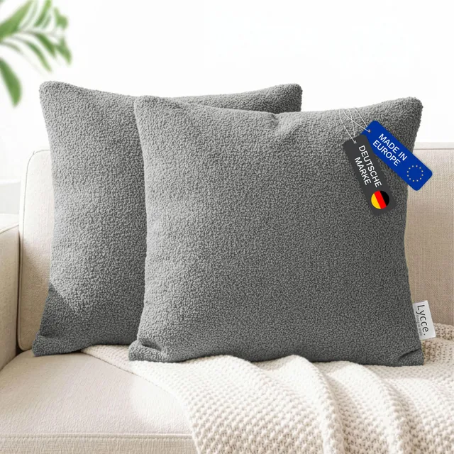 lycce-boucl-kissenh-lle-40x40-cm-2er-set-dunkelgrau-mit-rei-verschluss image 1